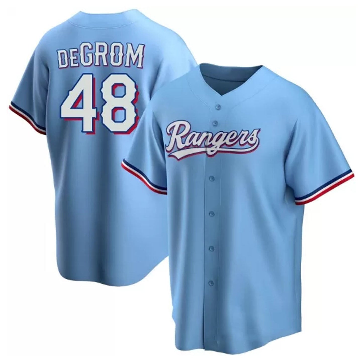 Jacob deGrom Texas Rangers 48 Jersey
