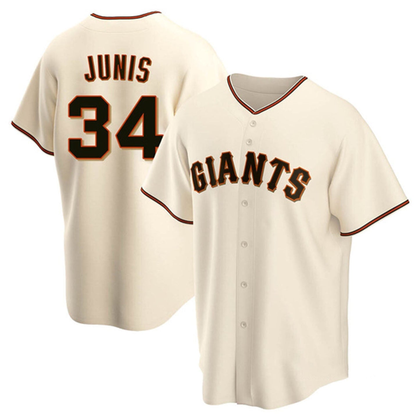Jakob Junis San Francisco Giants 34 Jersey