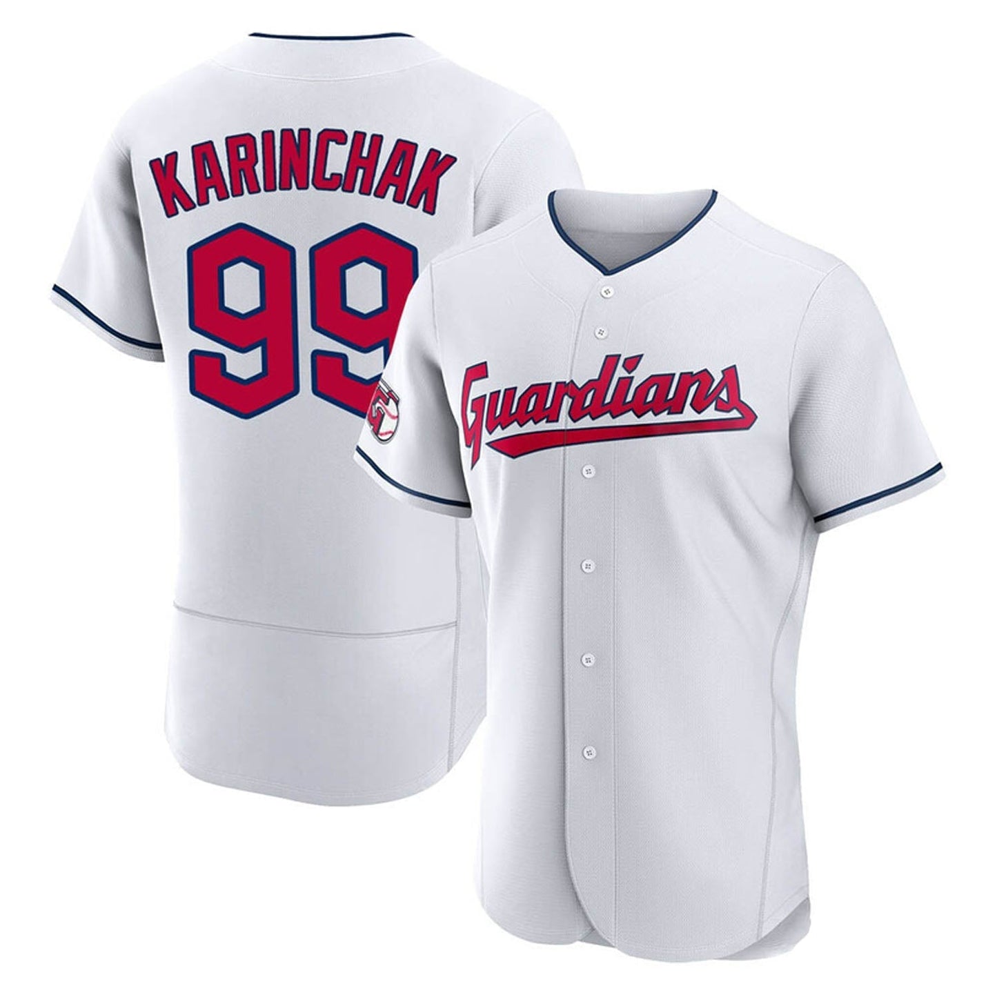 James Karinchak Cleveland Indians 99 Jersey