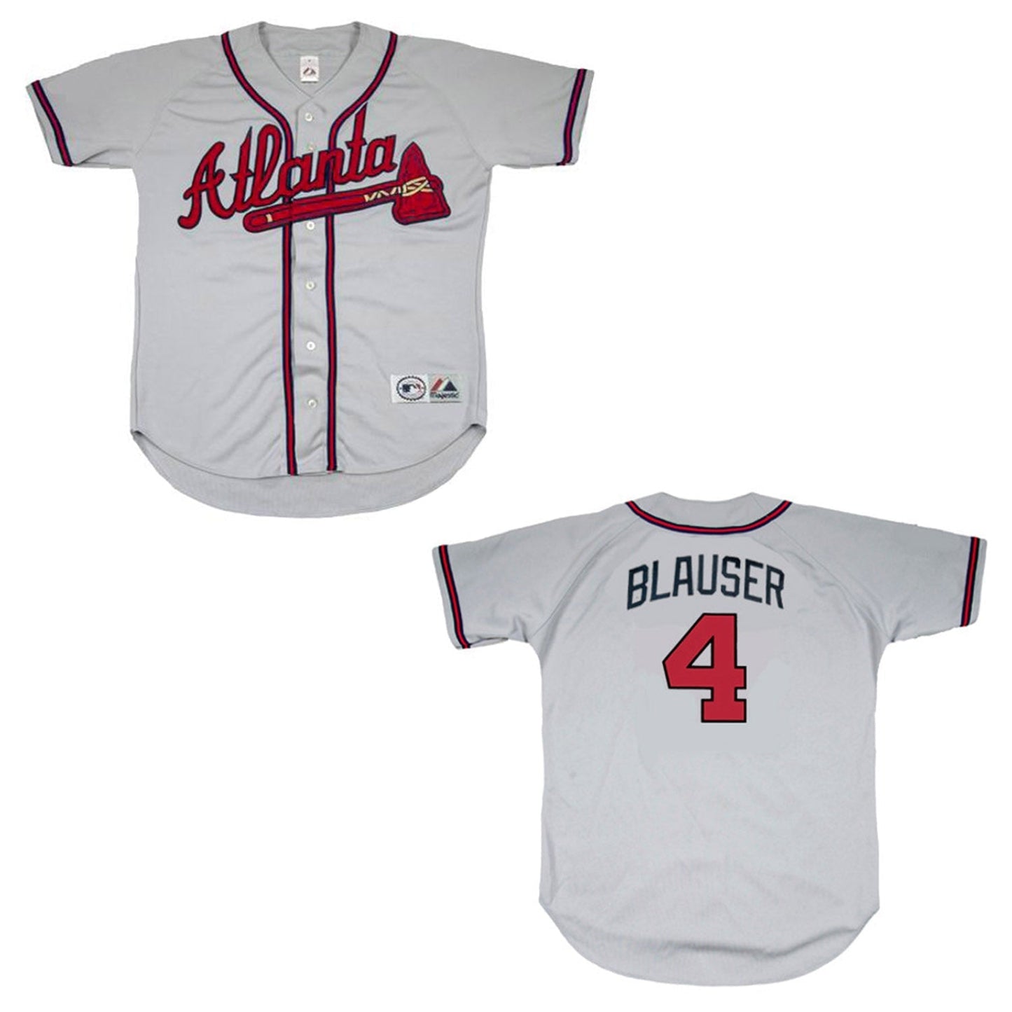 Jeff Blauser Atlanta Braves 4 Jersey