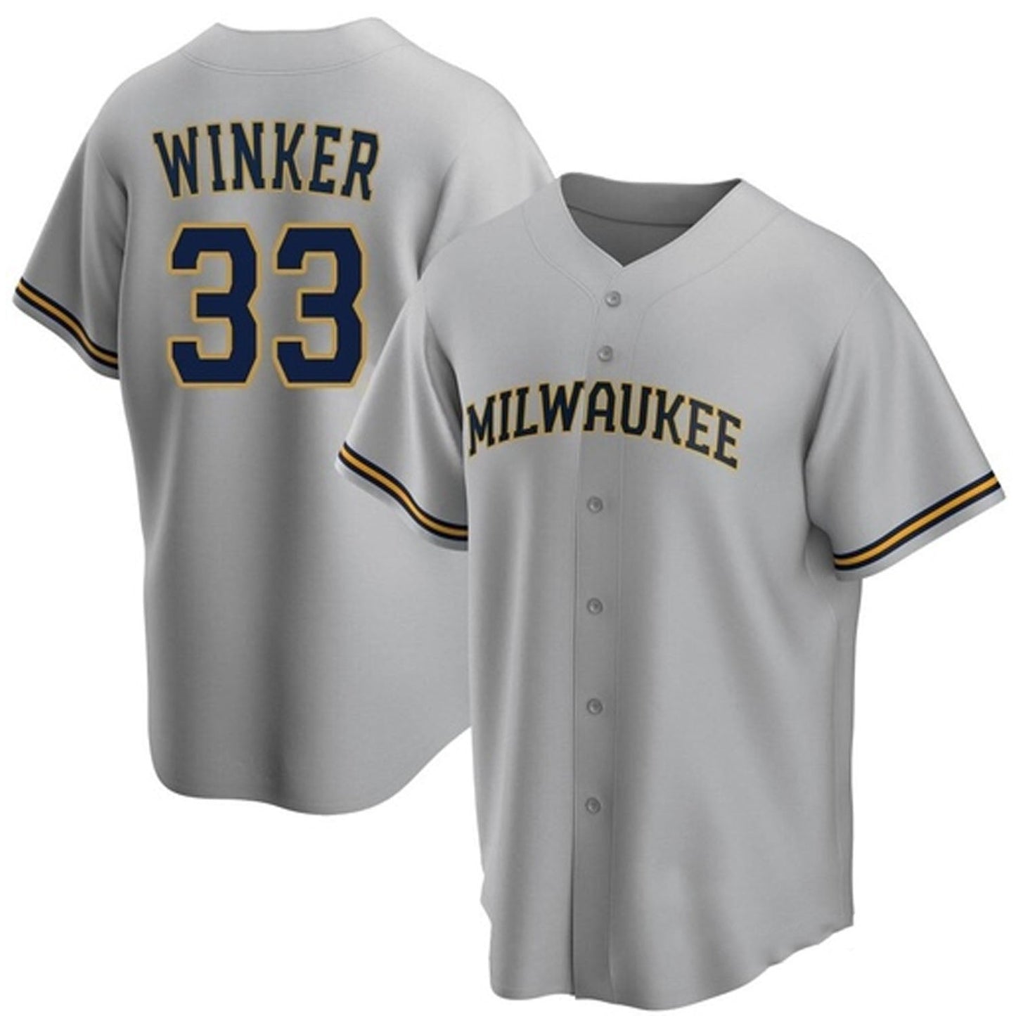 Jesse Winker Milwaukee Brewers 33 Jersey