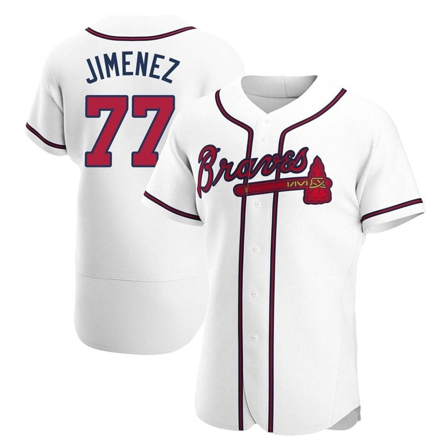 Joe Jimenez Atlanta Braves 77 Jersey