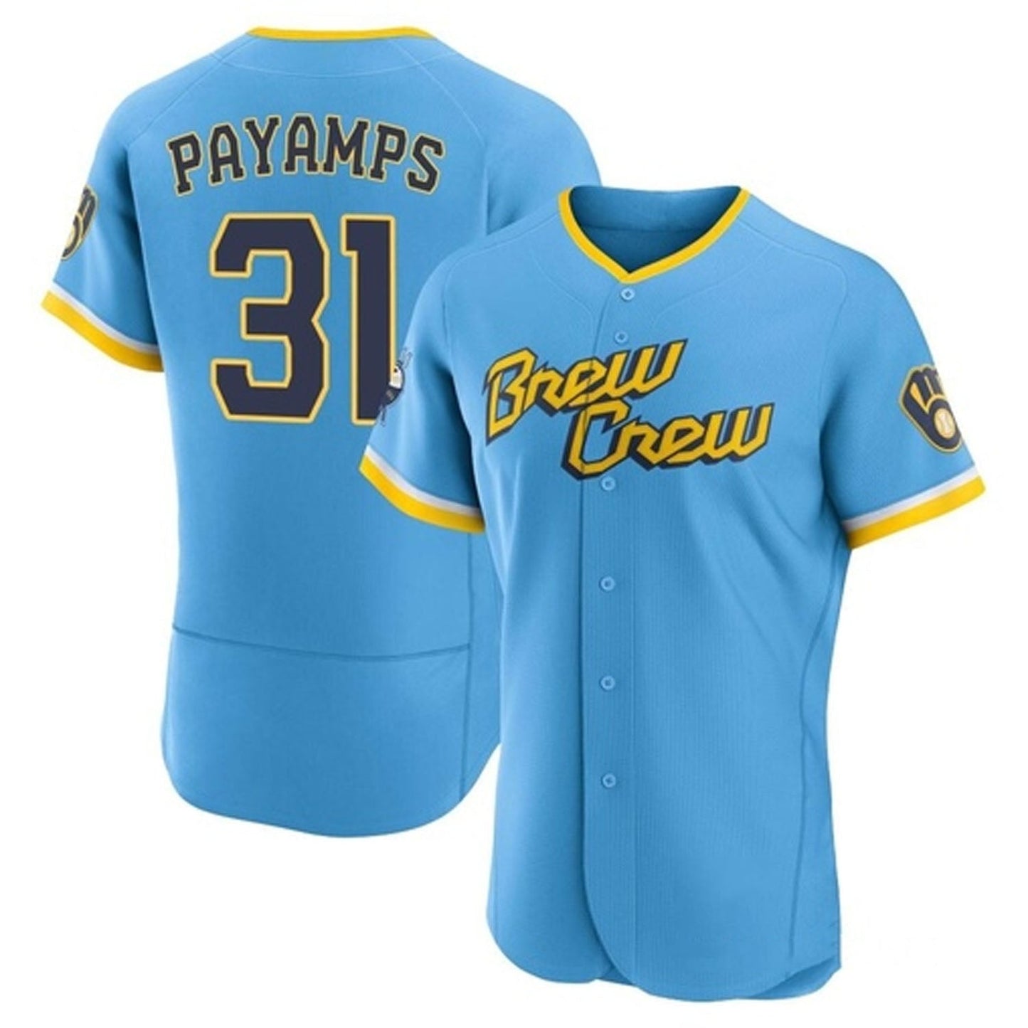 Joel Payamps Milwaukee Brewers 31 Jersey