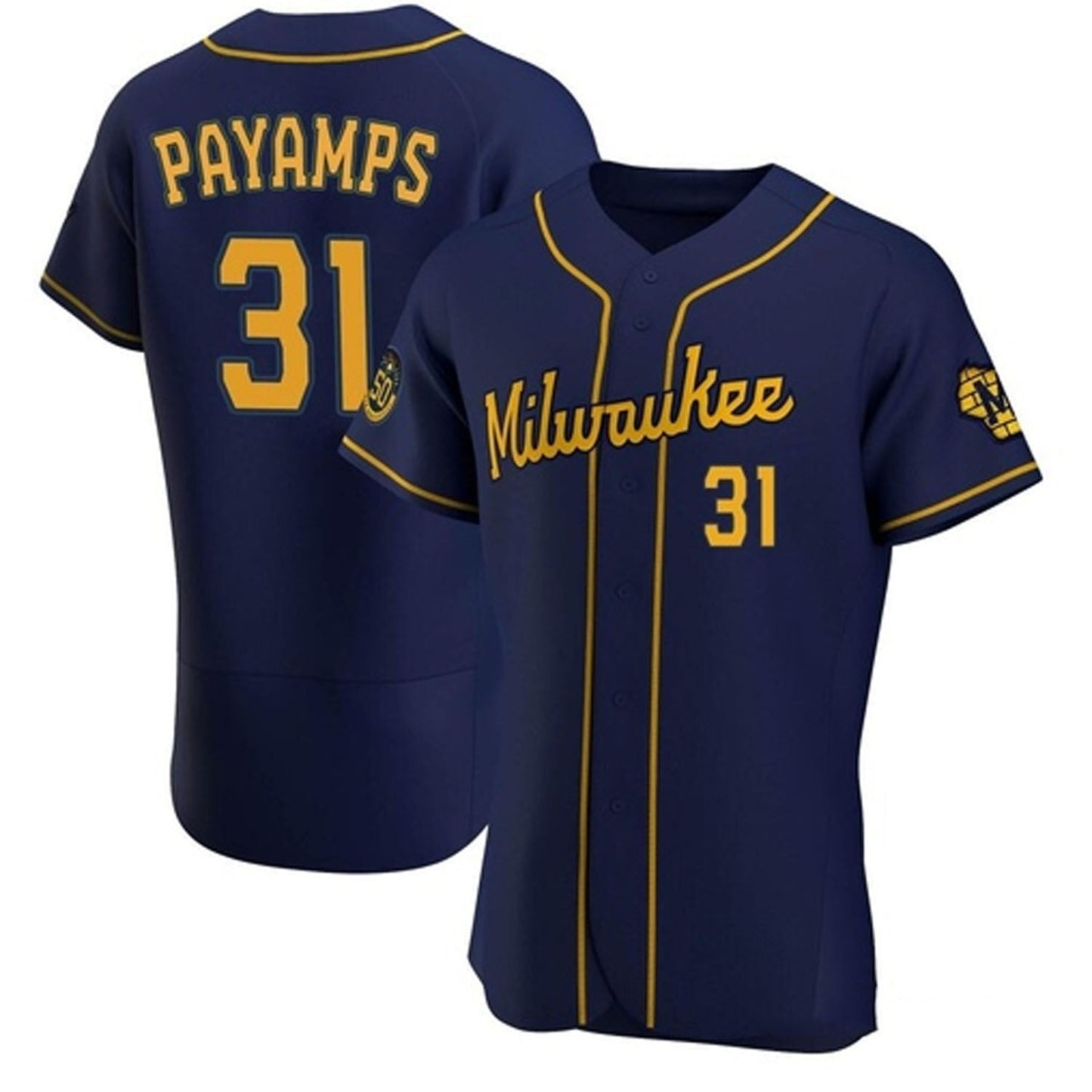 Joel Payamps Milwaukee Brewers 31 Jersey