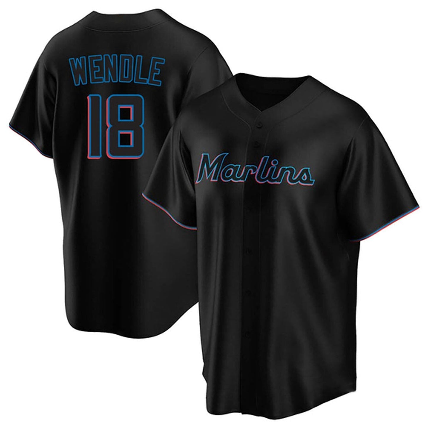 Joey Wendle Miami Marlins 18 Jersey