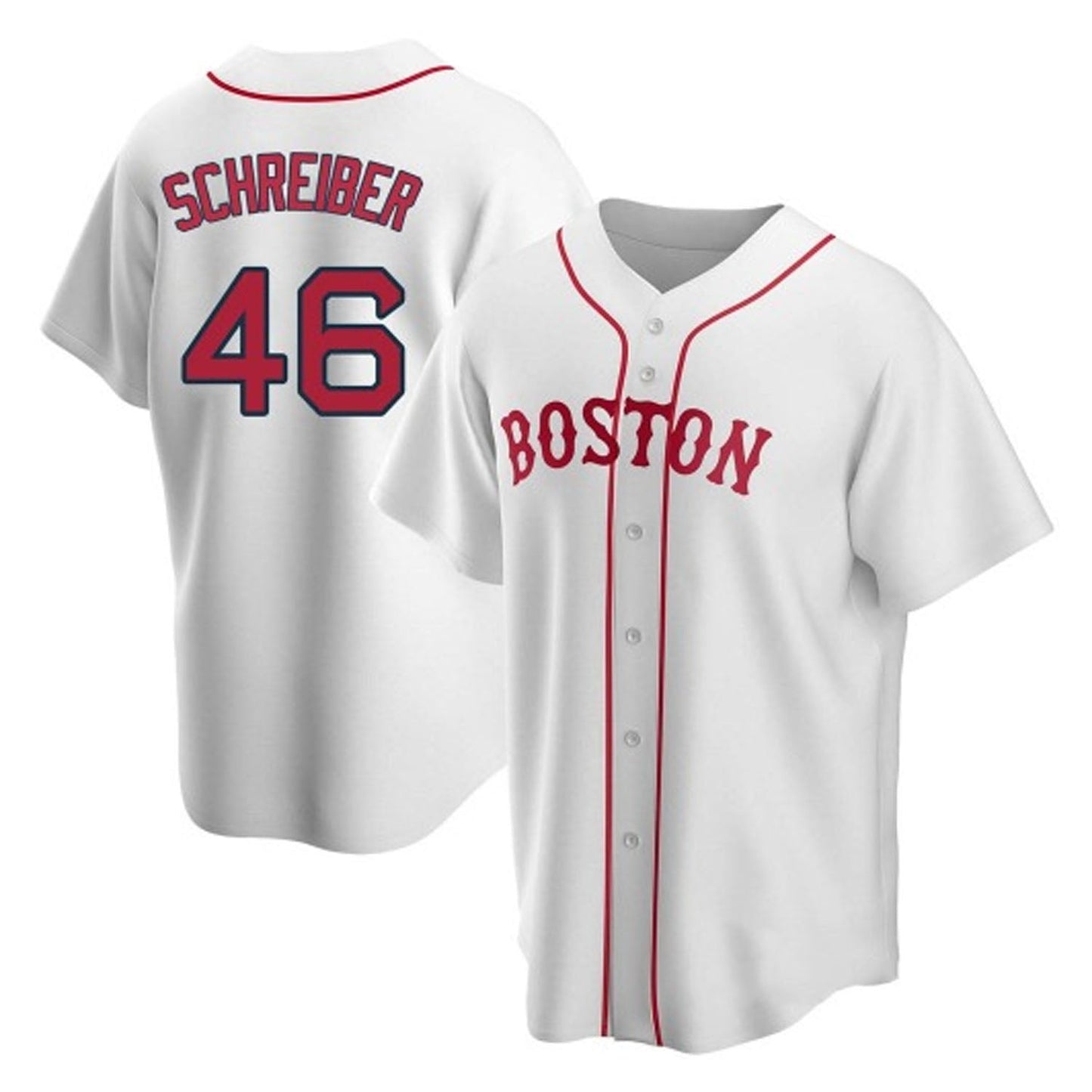 John Schreiber Boston Red Sox 46 Jersey