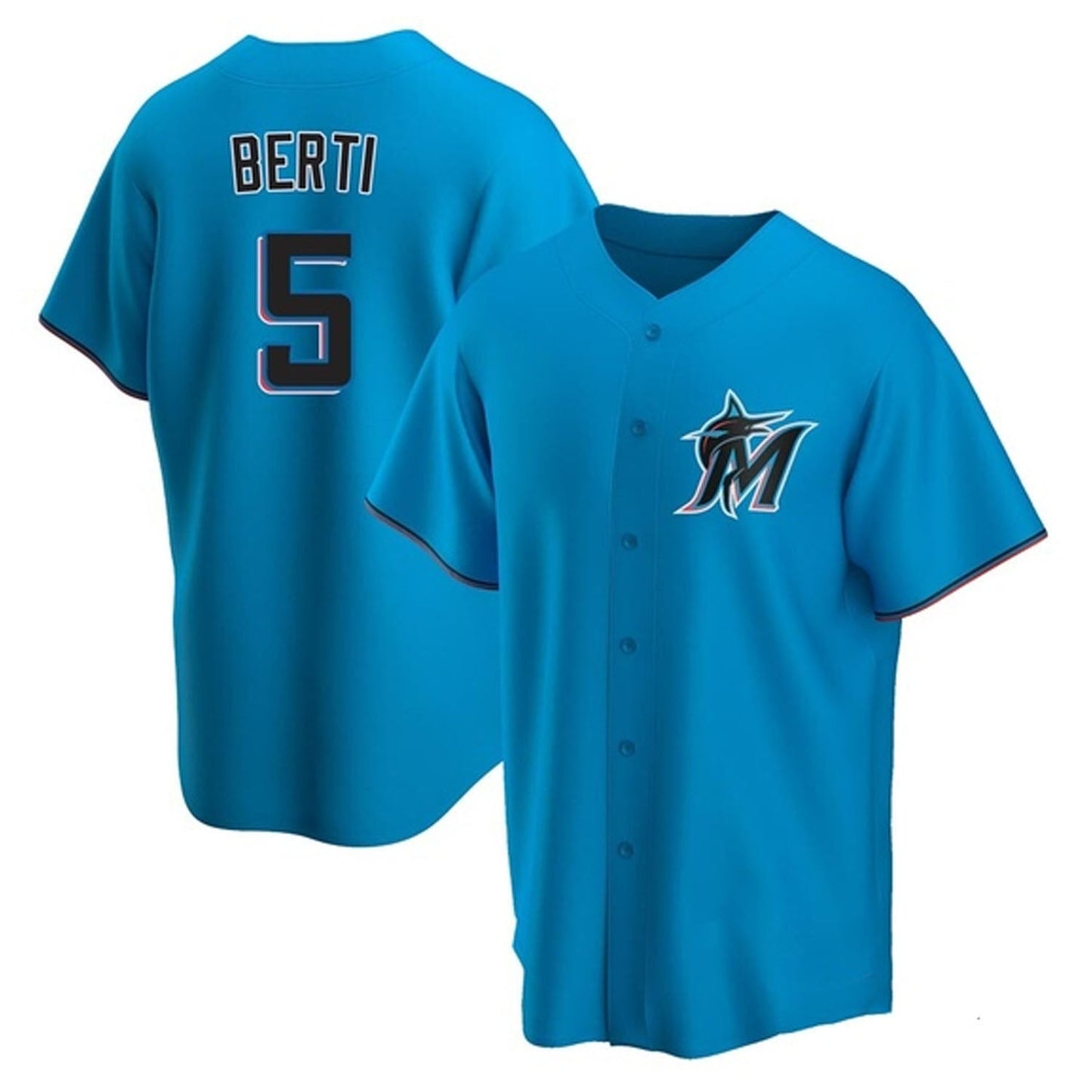 Jon Berti Miami Marlins 5 Jersey