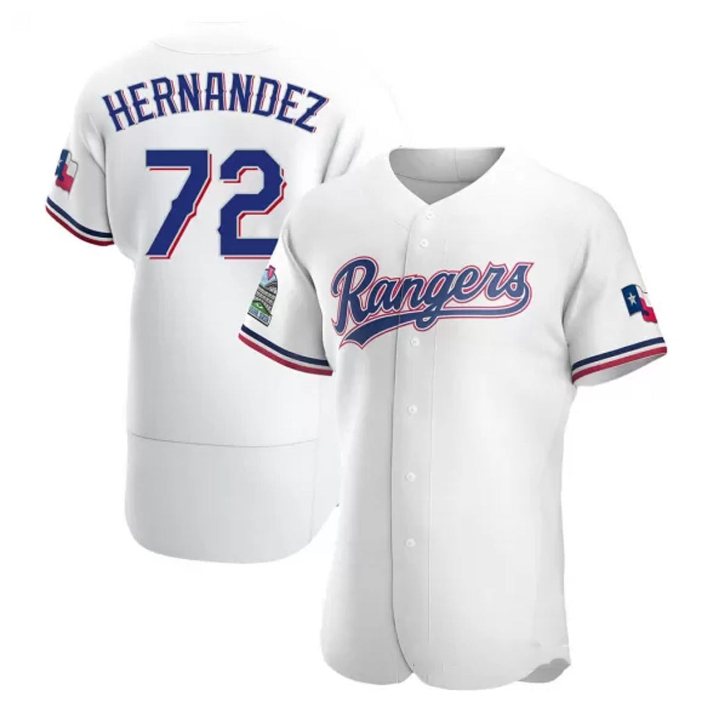 Jonathan Hernandez Texas Rangers 72 Jersey