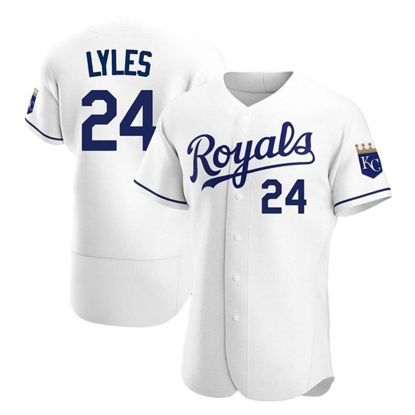 Jordan Lyles Kansas City Royals 24 Jersey