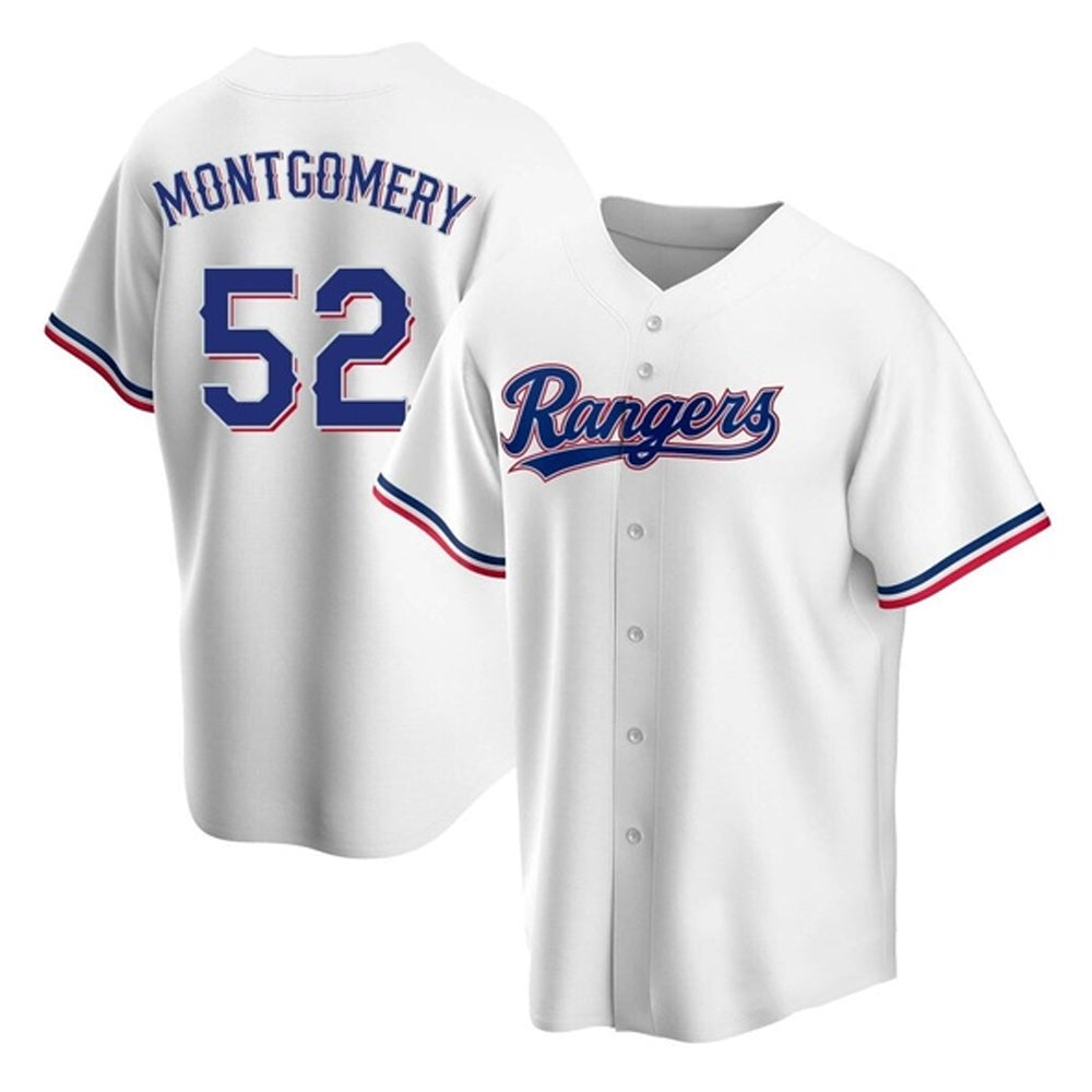 Jordan Montgomery Texas Ranger 52 Jersey