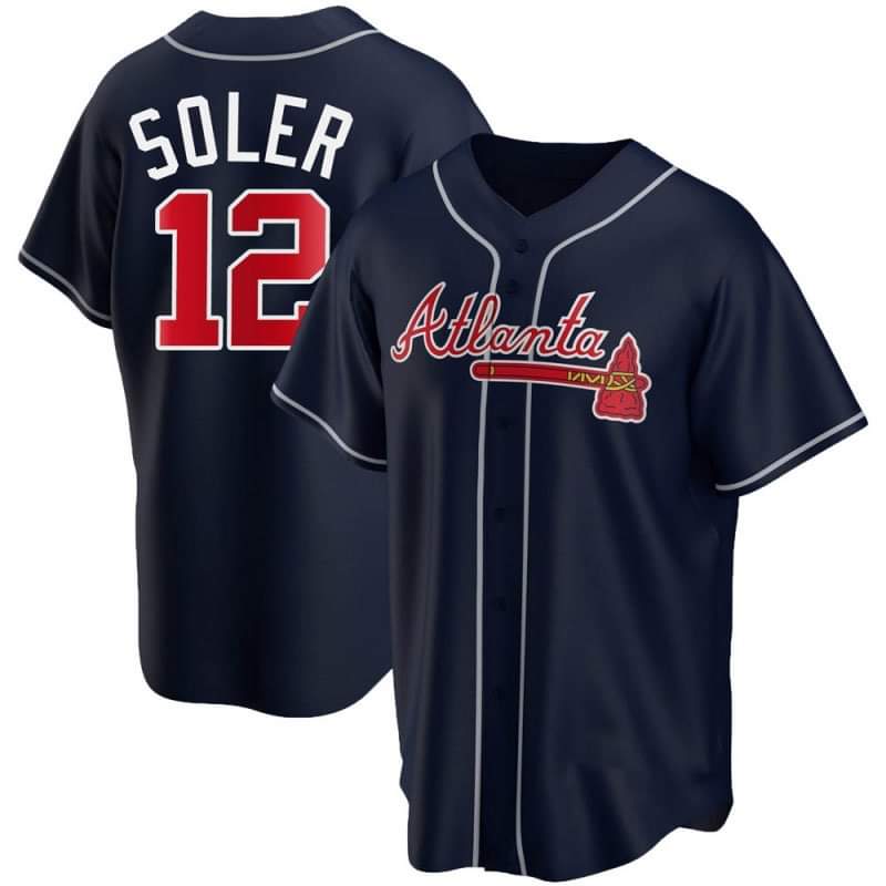 Jorge Soler Atlanta Braves 12 Jersey