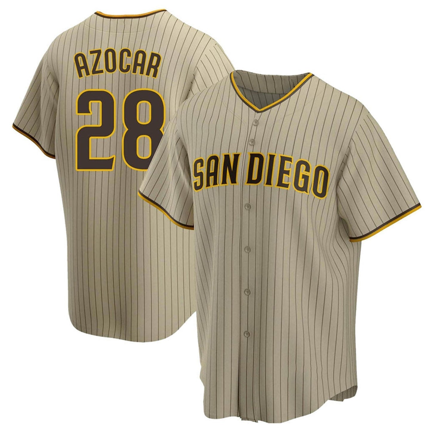 Jose Azocar San Diego Padres 28 Jersey