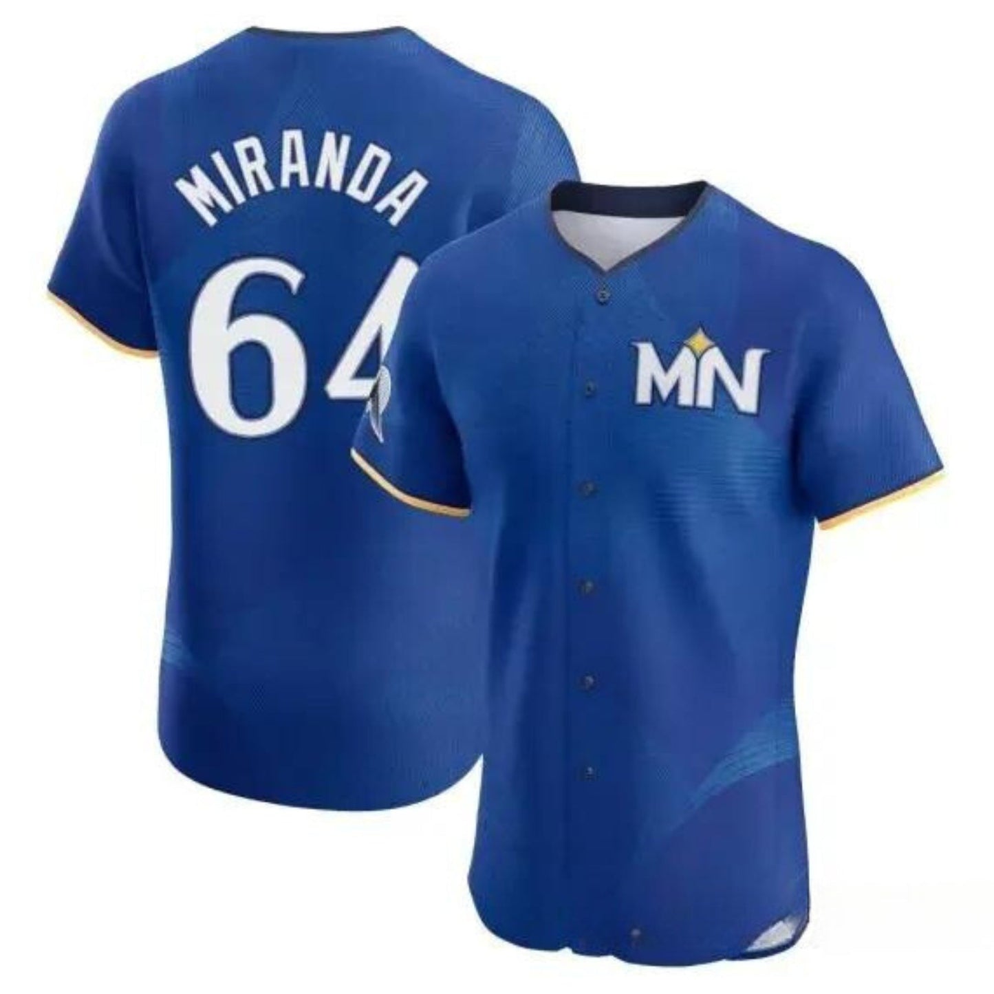 Jose Miranda White Minnesota Twins 64 Jersey