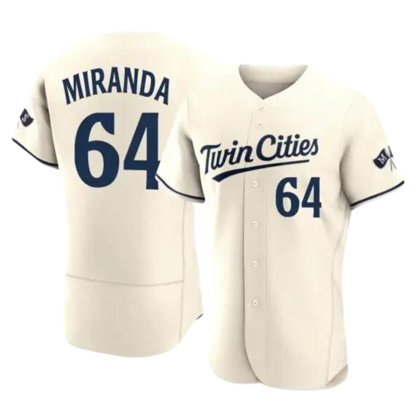Jose Miranda White Minnesota Twins 64 Jersey