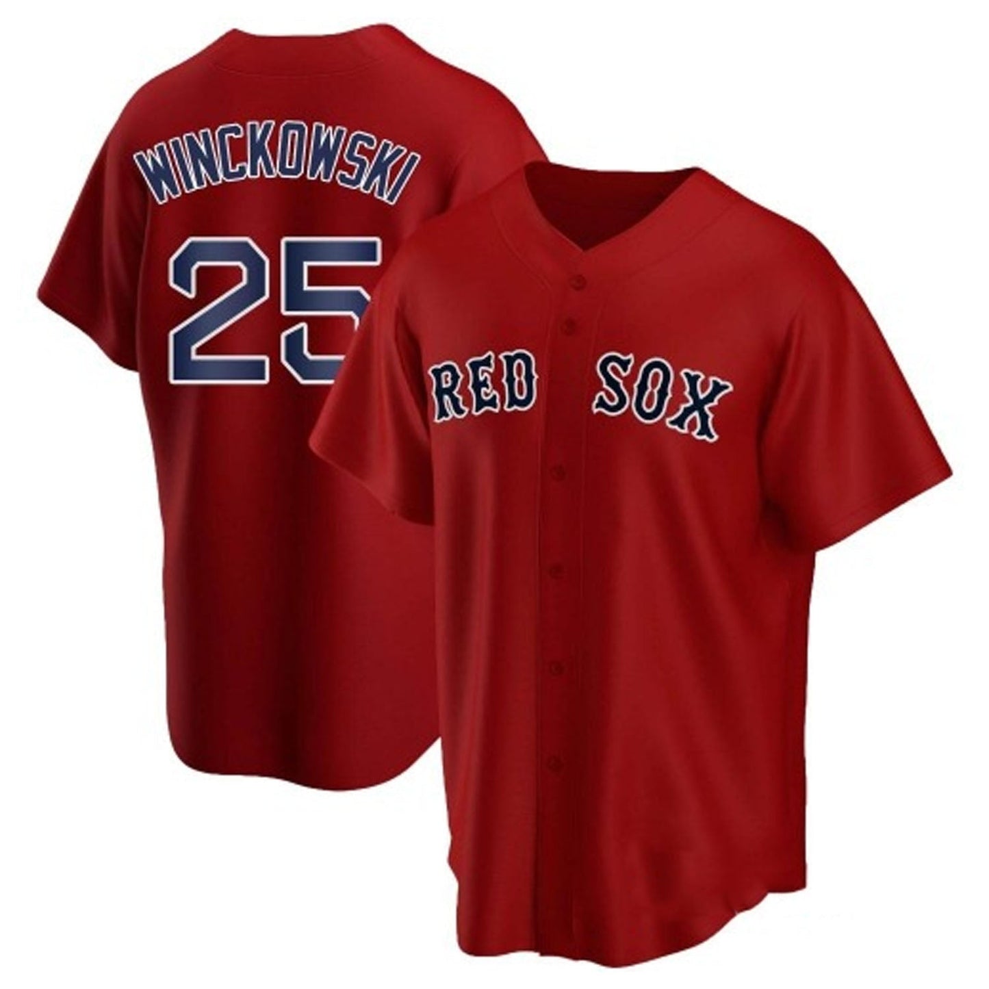 Josh Winckowski Boston Red Sox 25 Jersey