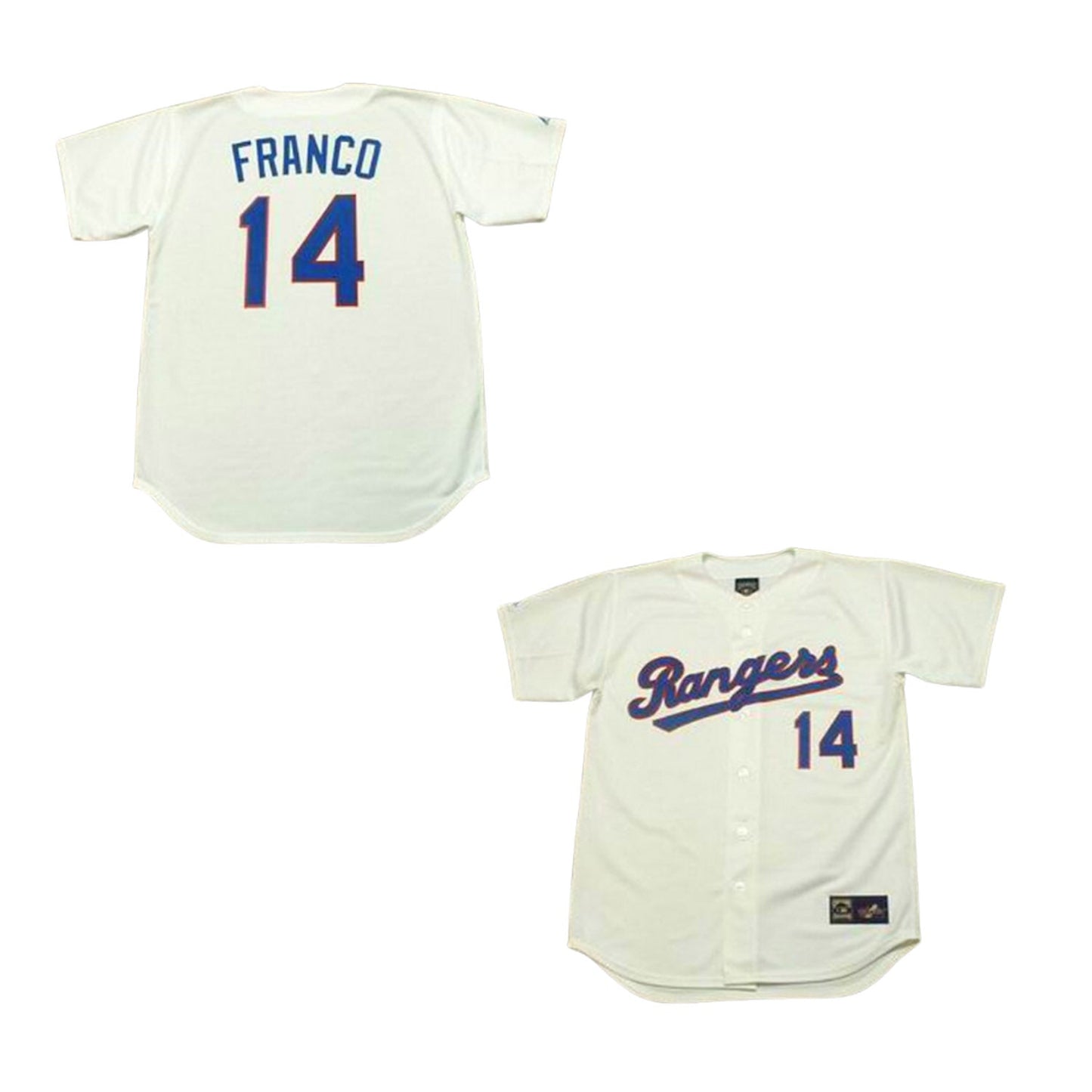 Julio Franco Texas Rangers 14 Jersey