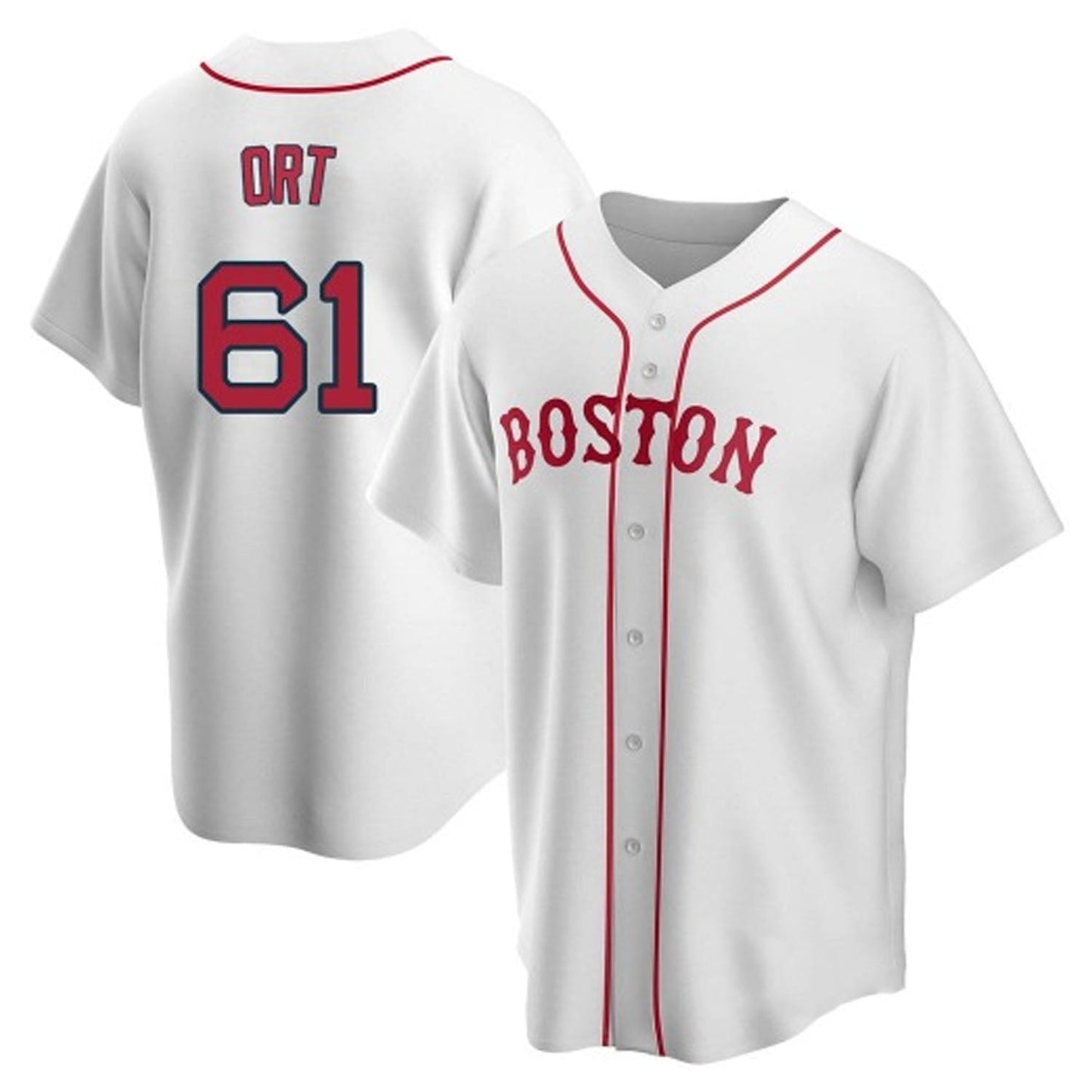 Kaleb Ort Boston Red Sox 61 Jersey