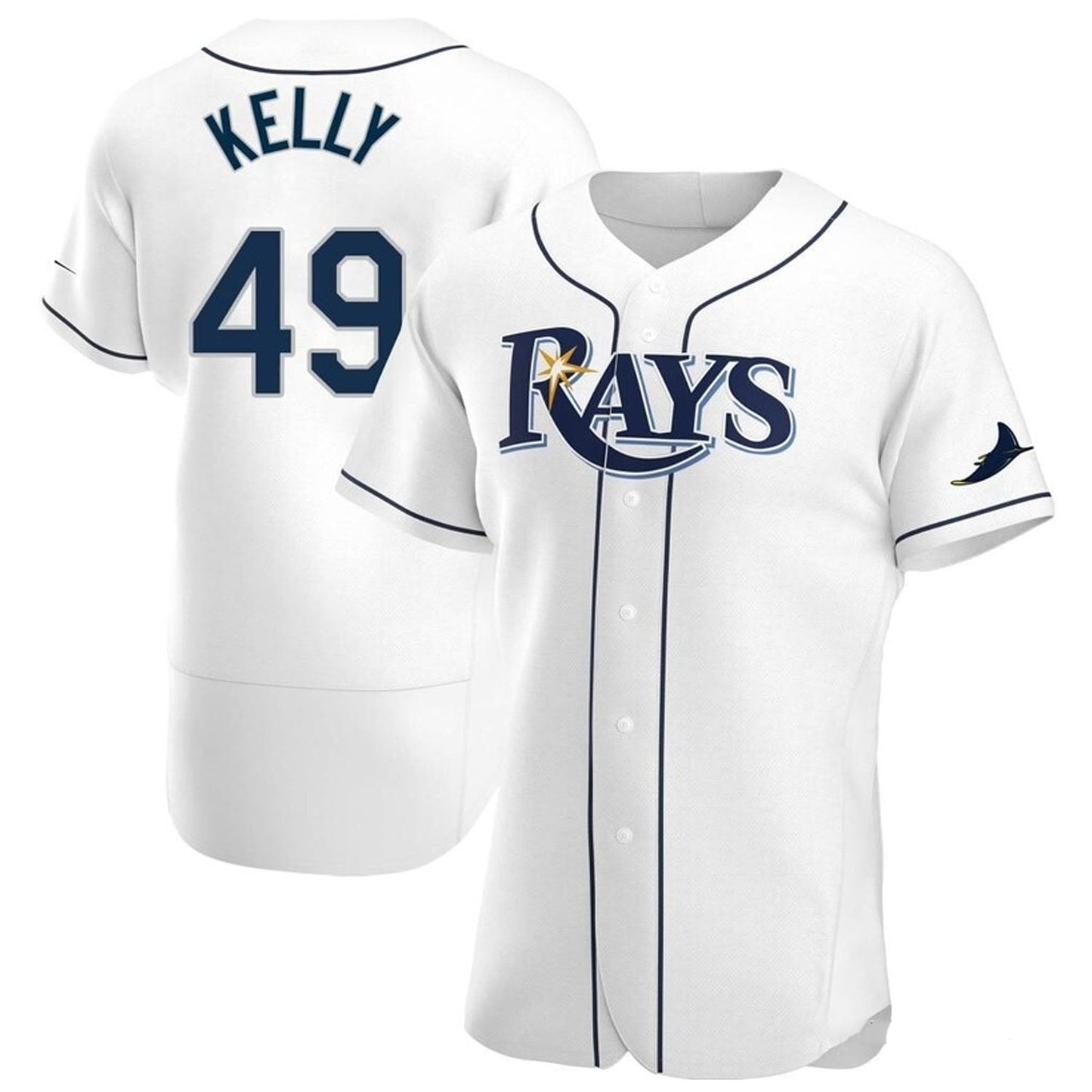 Kevin Kelly Tampa Bay Rays 49 Jersey