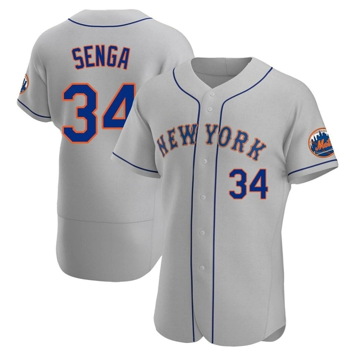 Kodai Senga New York Mets 34 Jersey