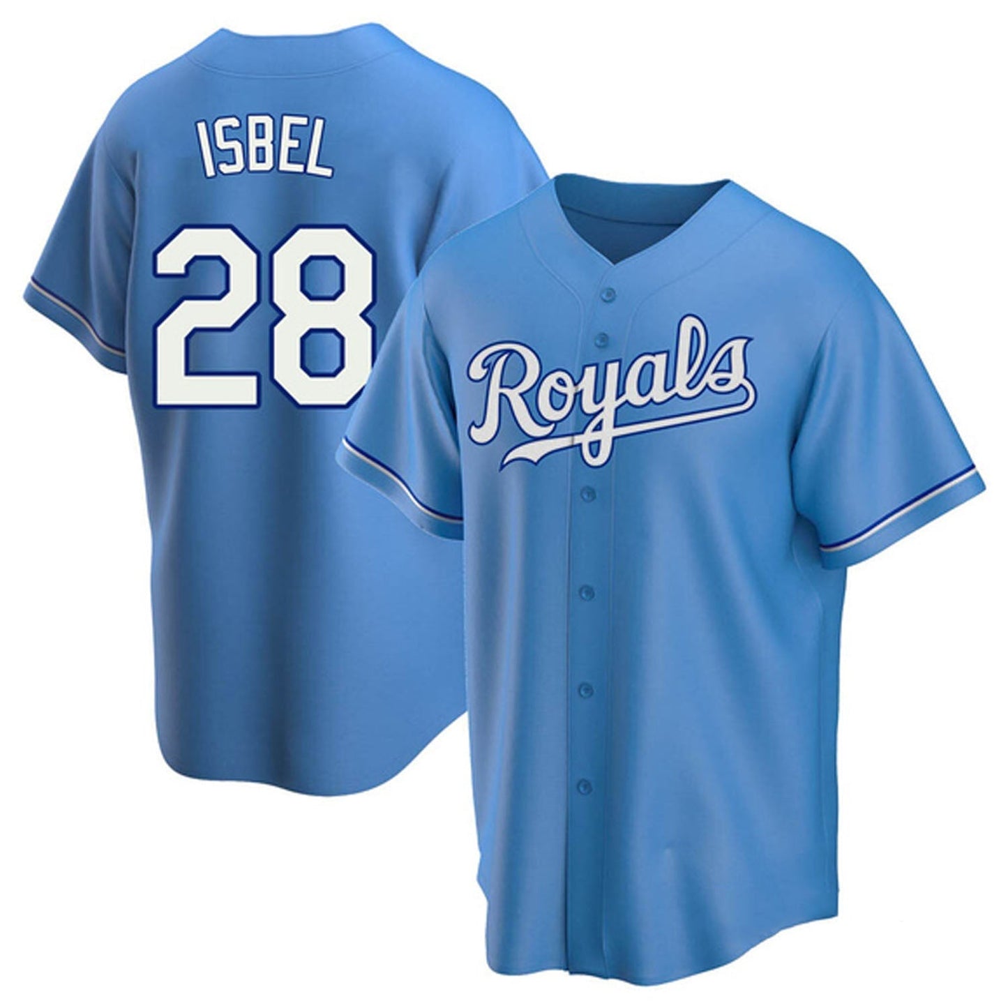 Kyle Isbel Kansas City Royals 28 Jersey