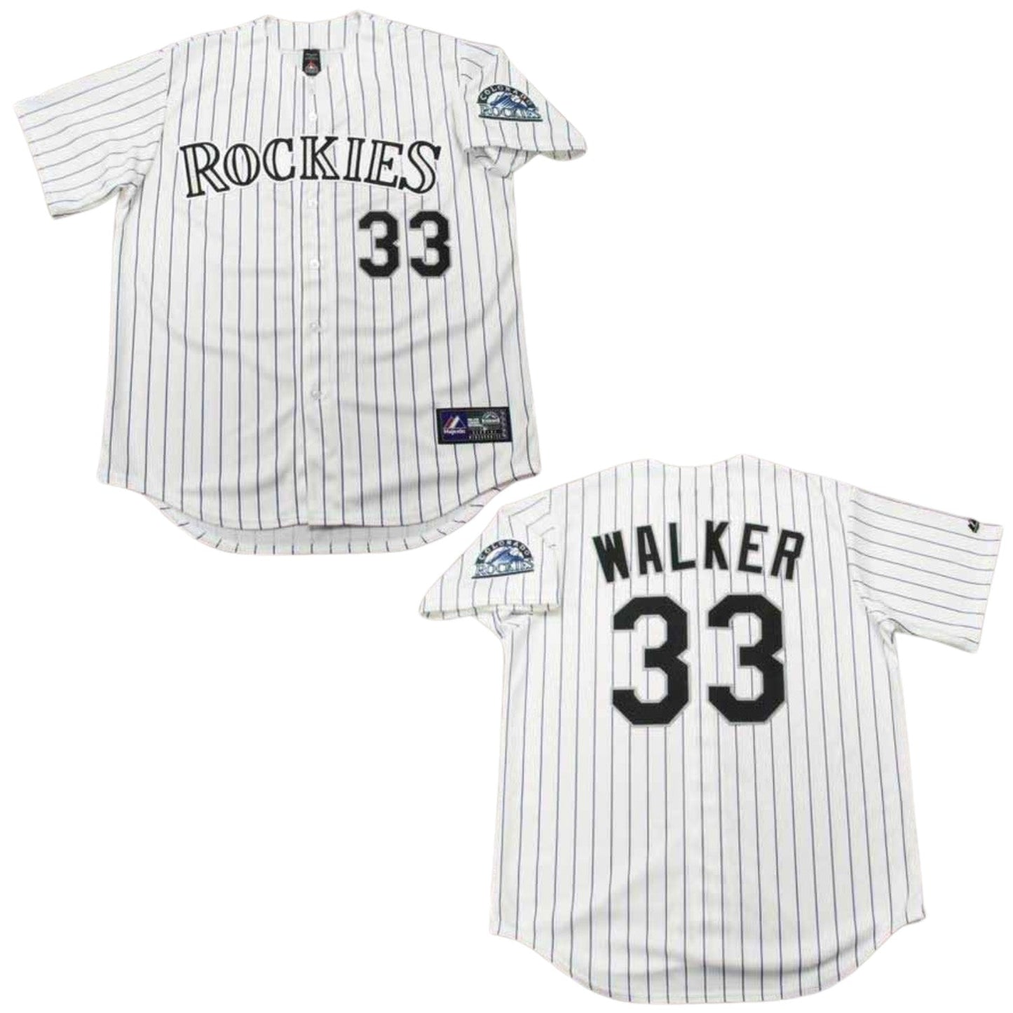 Larry Walker Colorado Rockies 33 Jersey