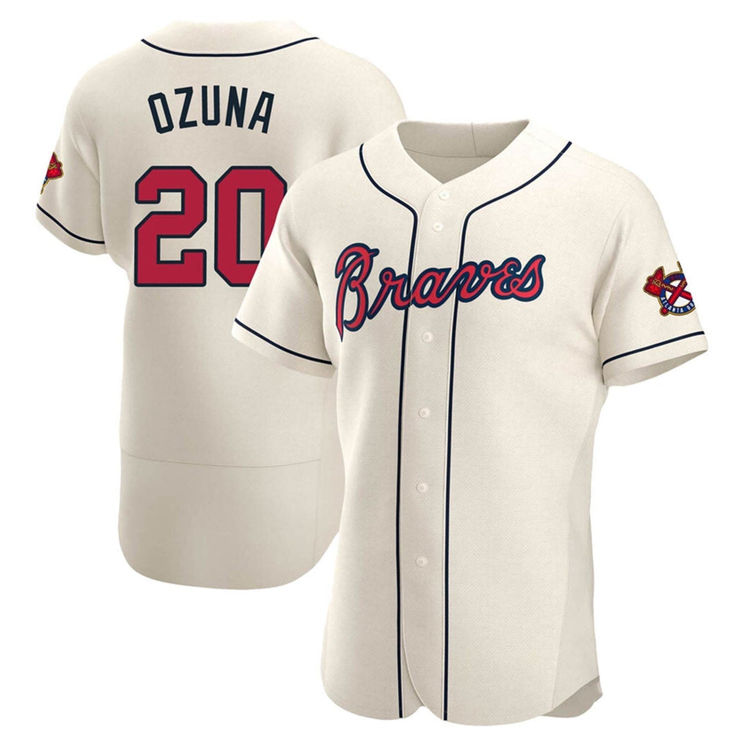 Marcell Ozuna Atlanta Braves 20 Jersey