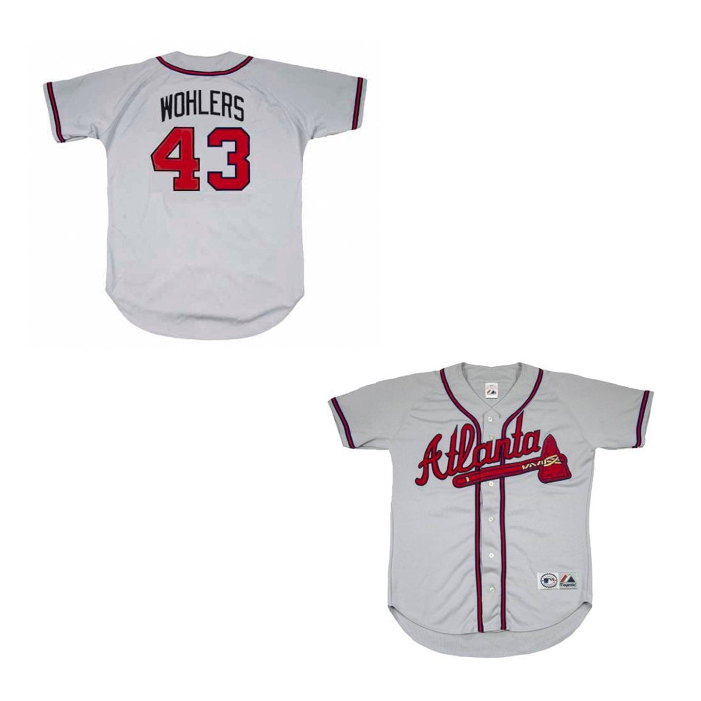 Mark Wohlers Atlanta Braves 43 Jersey