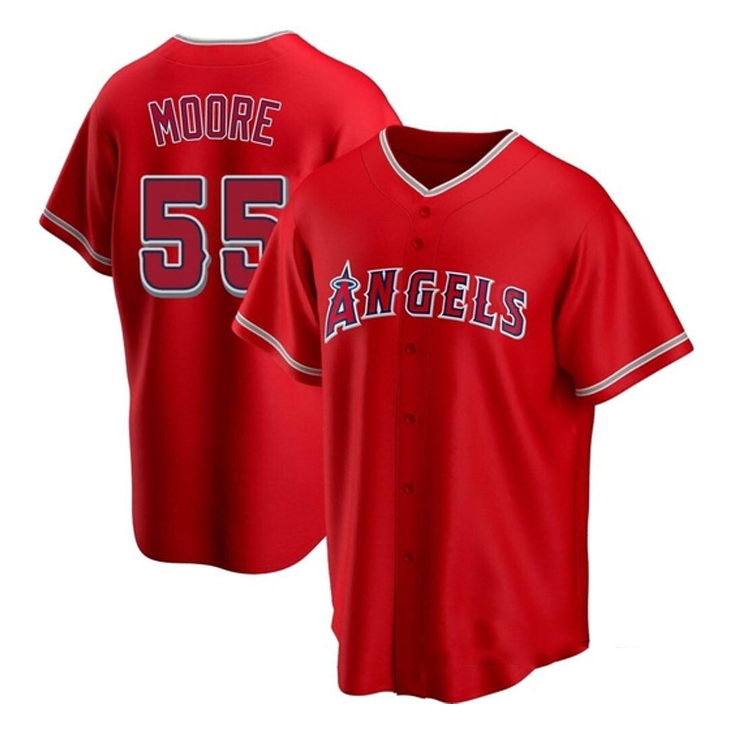 Matt Moore Los Angeles Angels 55 Jersey