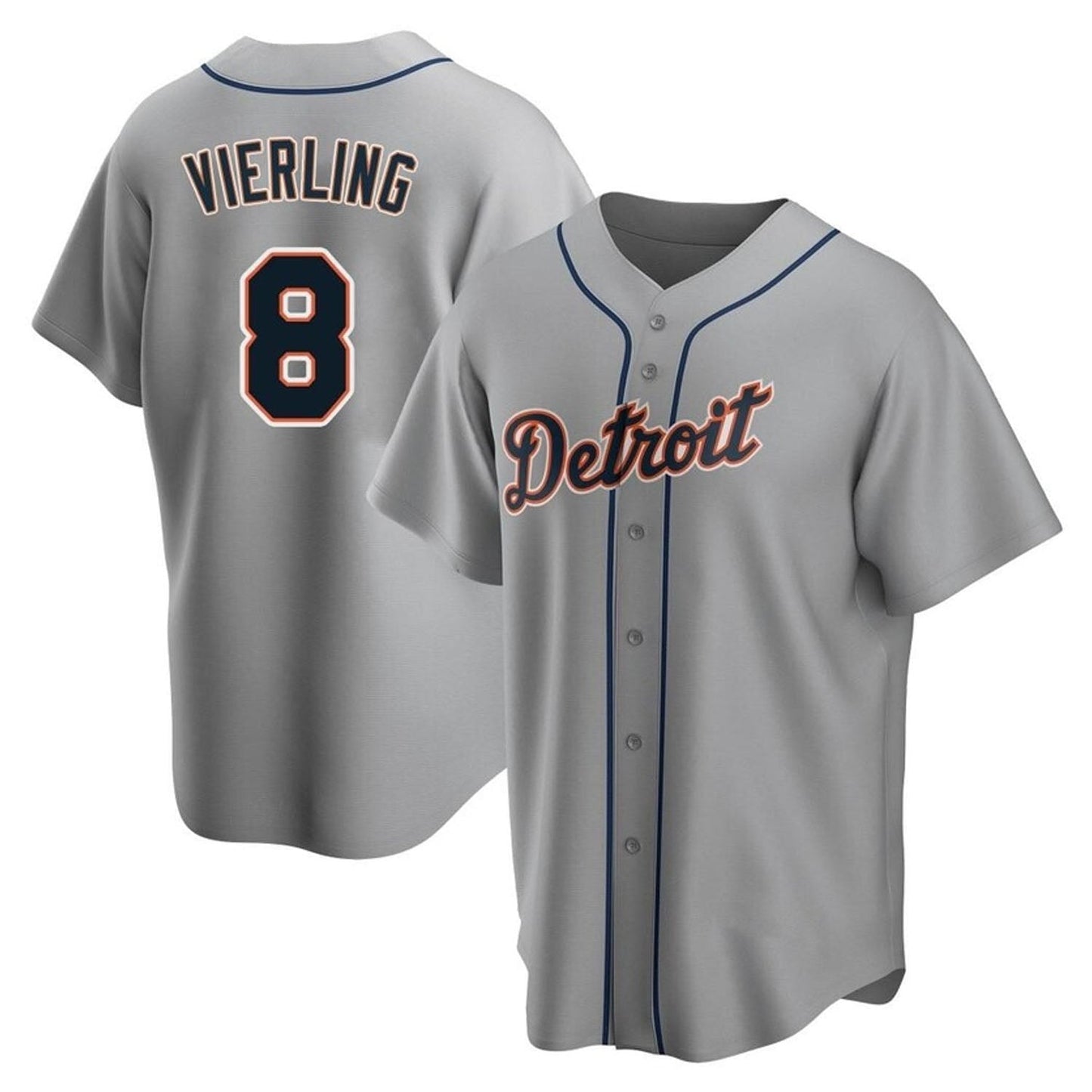 Matt Vierling Men's Detroit Tigers 8 Jersey