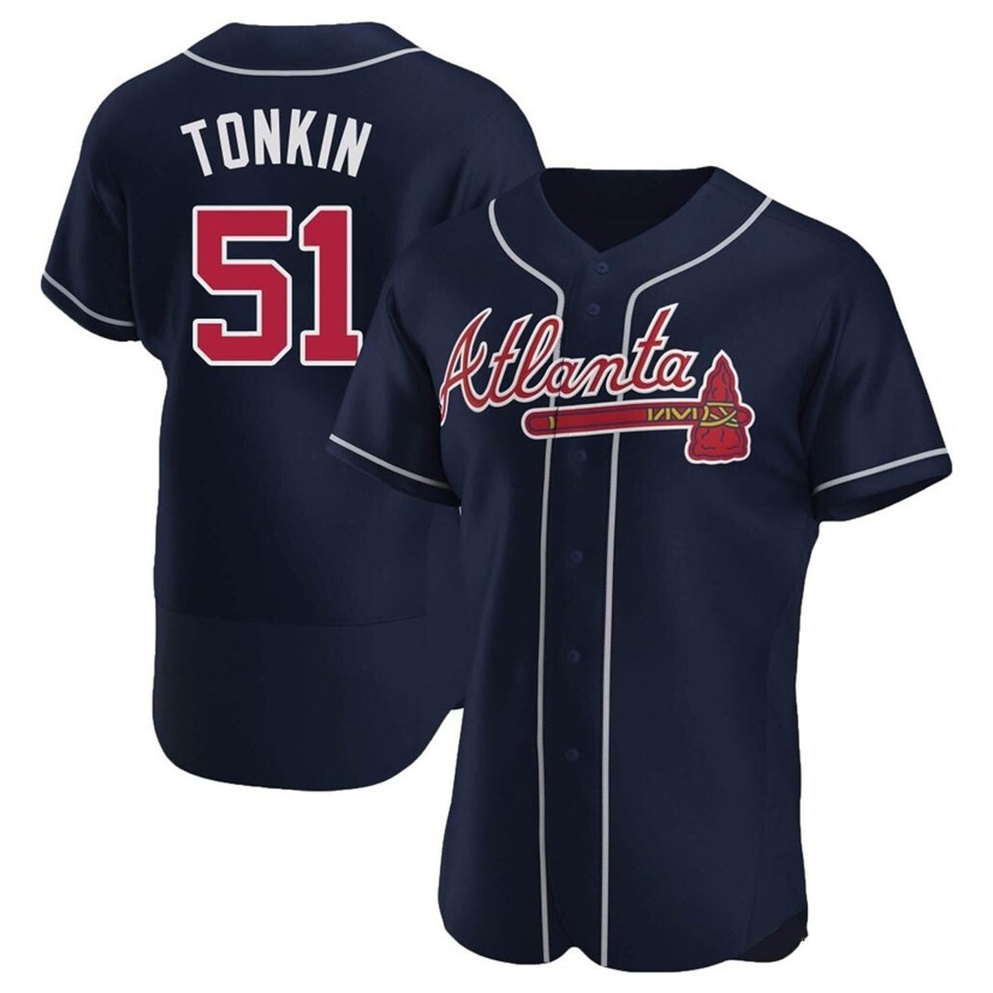 Michael Tonkin Atlanta Braves 51 Jersey