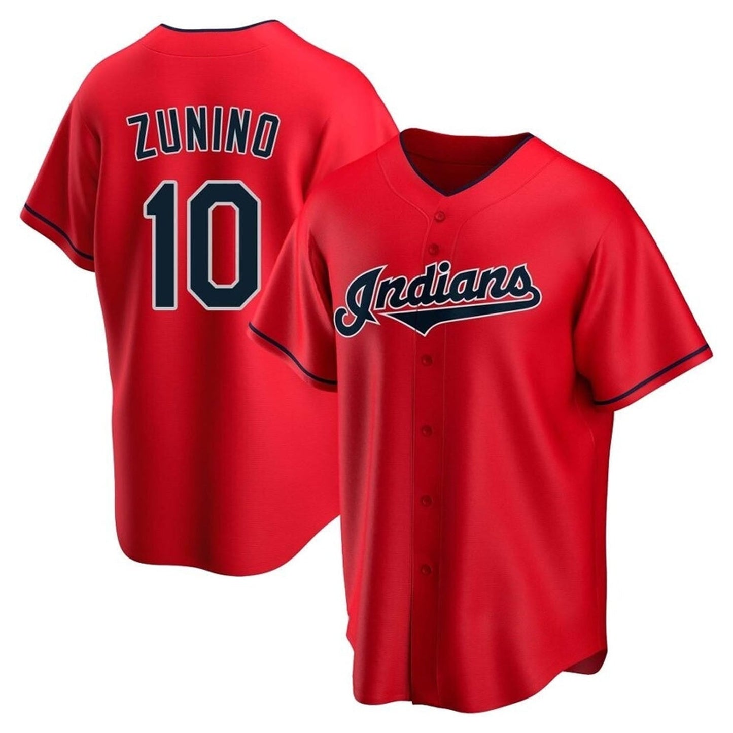 Mike Zunino Cleveland Indians 10 Jersey