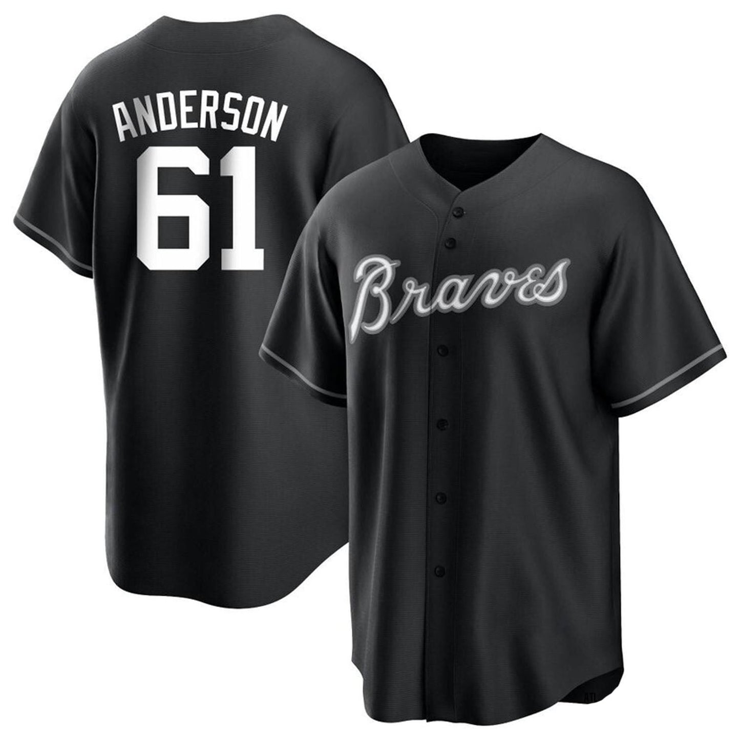 Nick Anderson Atlanta Braves 61 Jersey