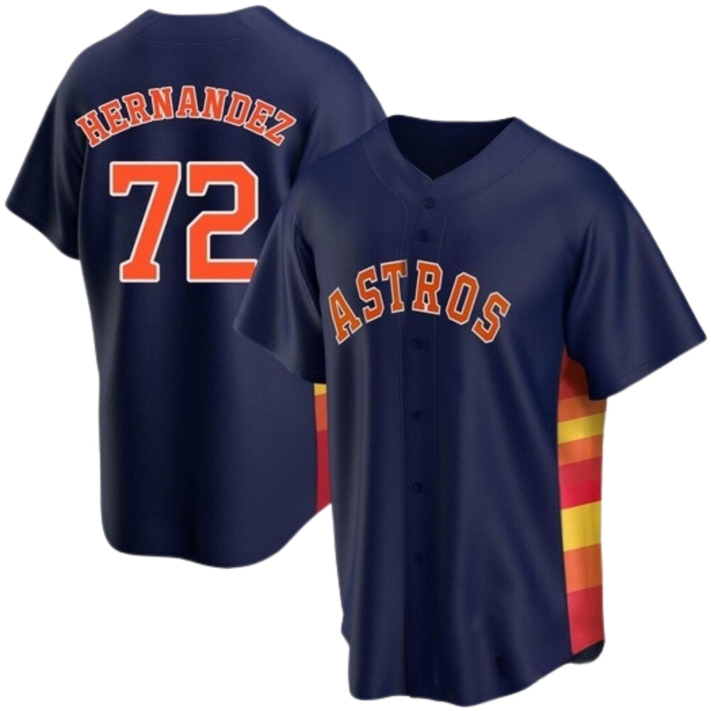Nick Hernandez Houston Astros 72 Jersey
