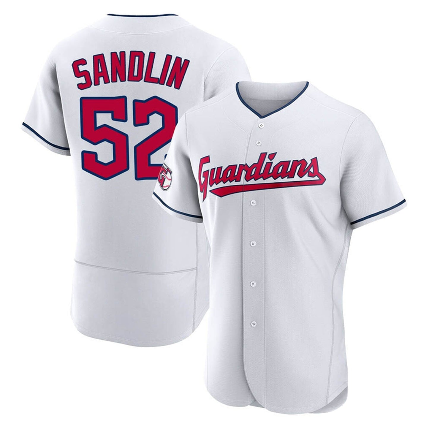 Nick Sandlin Cleveland Indians 52 Jersey