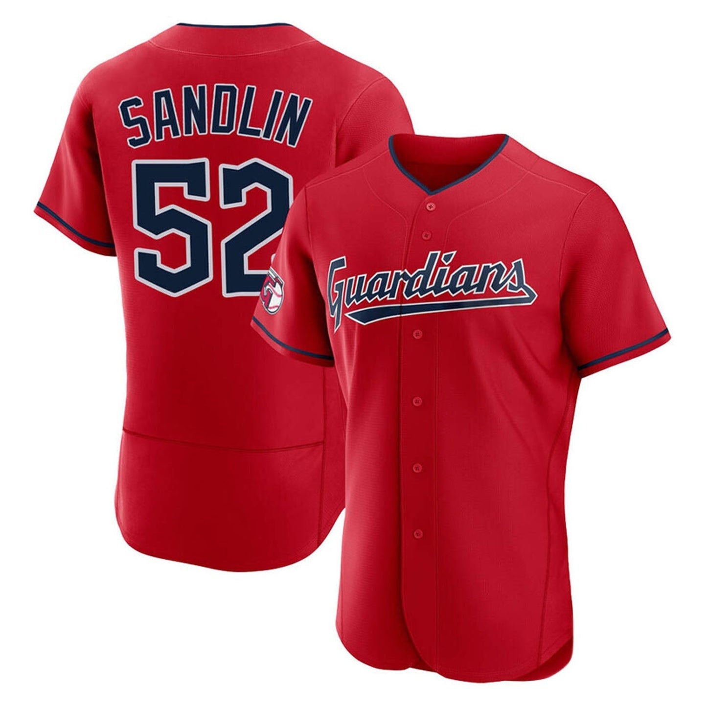 Nick Sandlin Cleveland Indians 52 Jersey