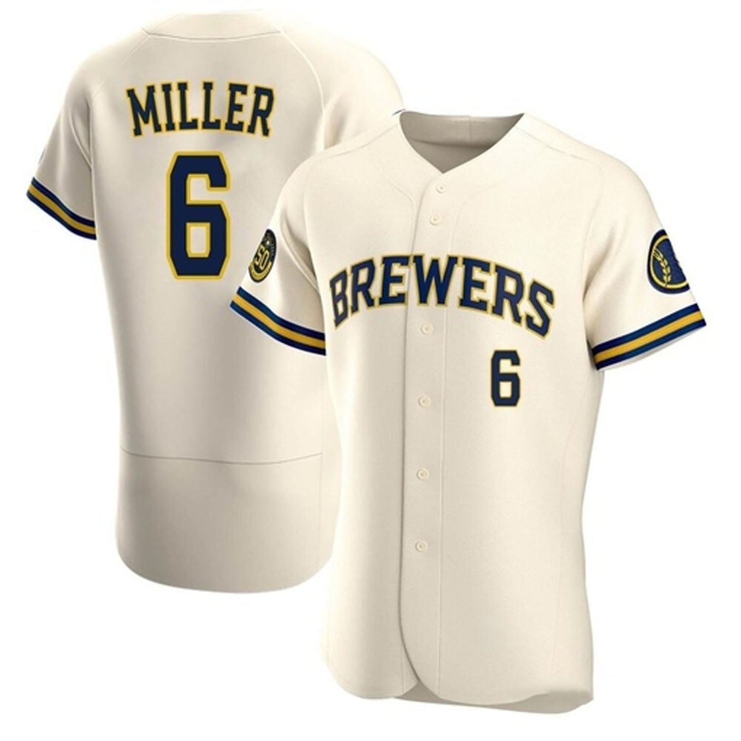 Owen Miller Milwaukee Brewers 6 Jersey