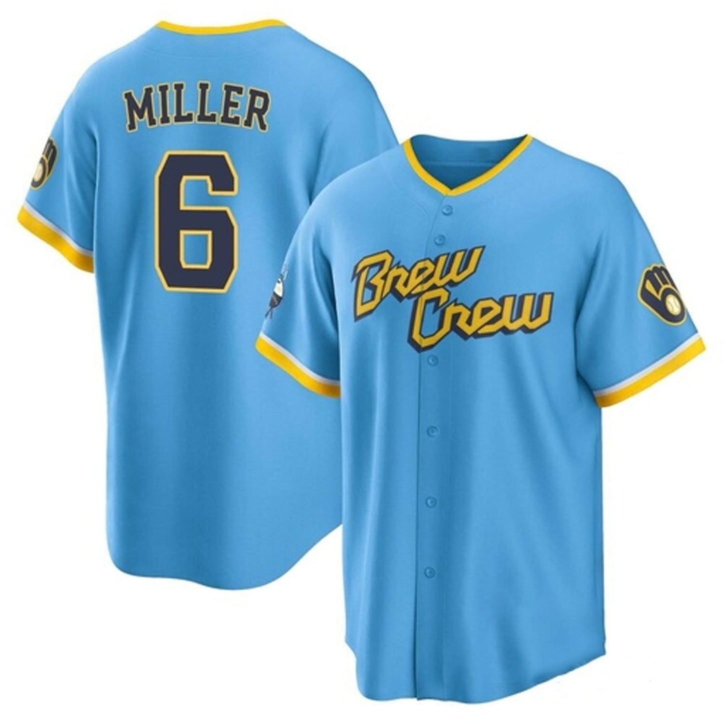 Owen Miller Milwaukee Brewers 6 Jersey