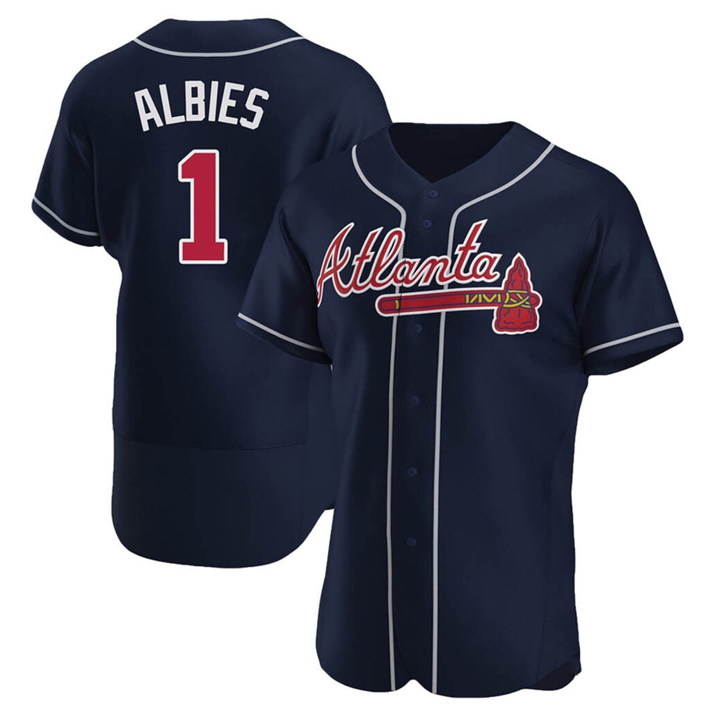 Ozzie Albies Atlanta Braves 1 Jersey