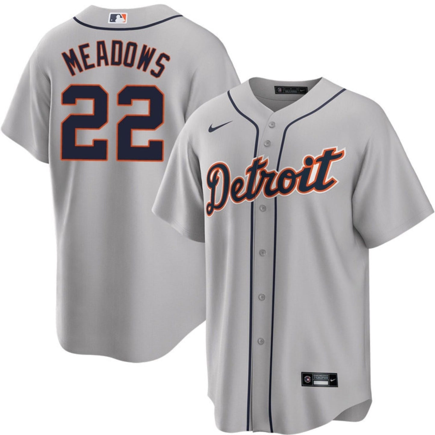 Parker Meadows Detroit Tigers 22 Jersey