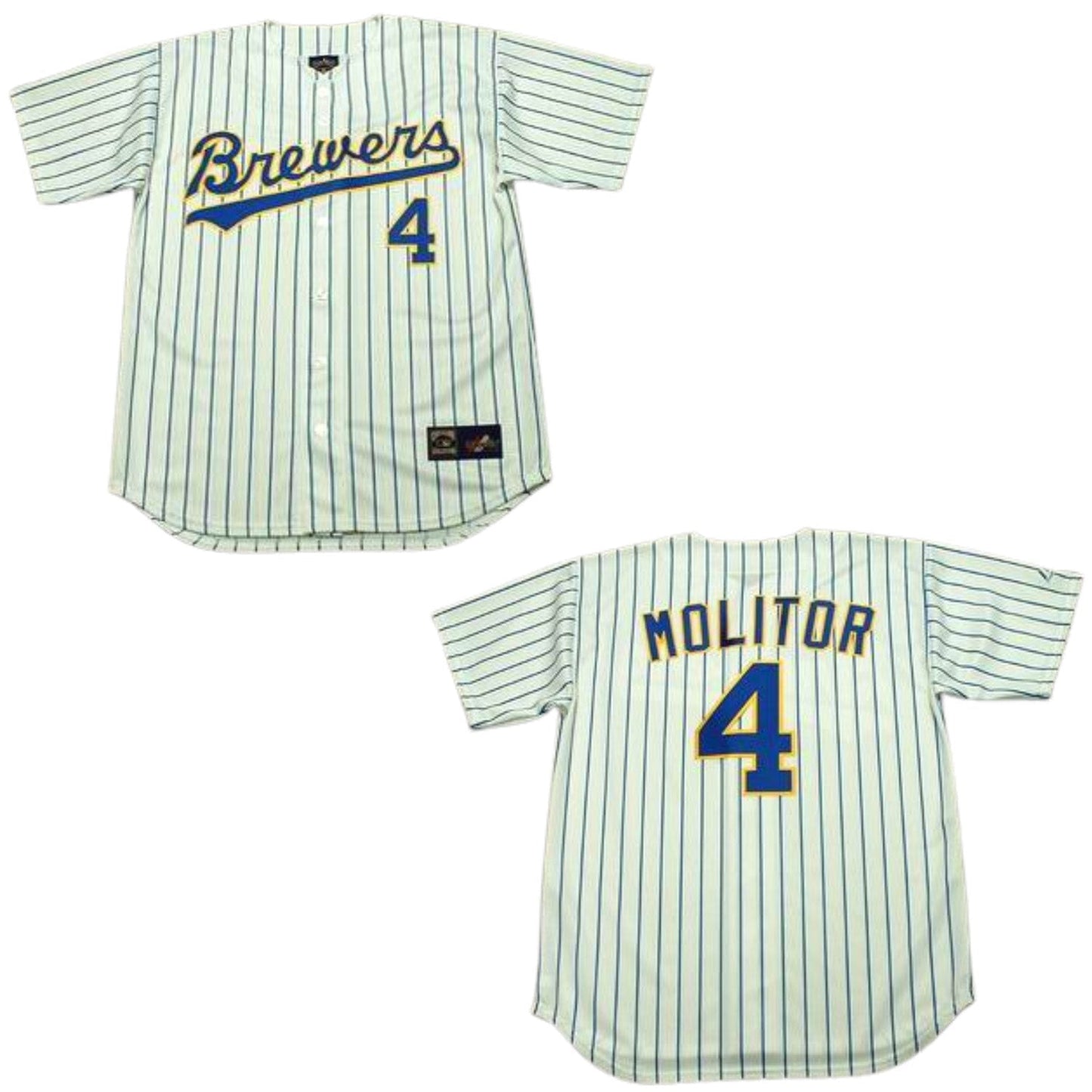 Paul Molitor Milwaukee Brewers 4 Jersey