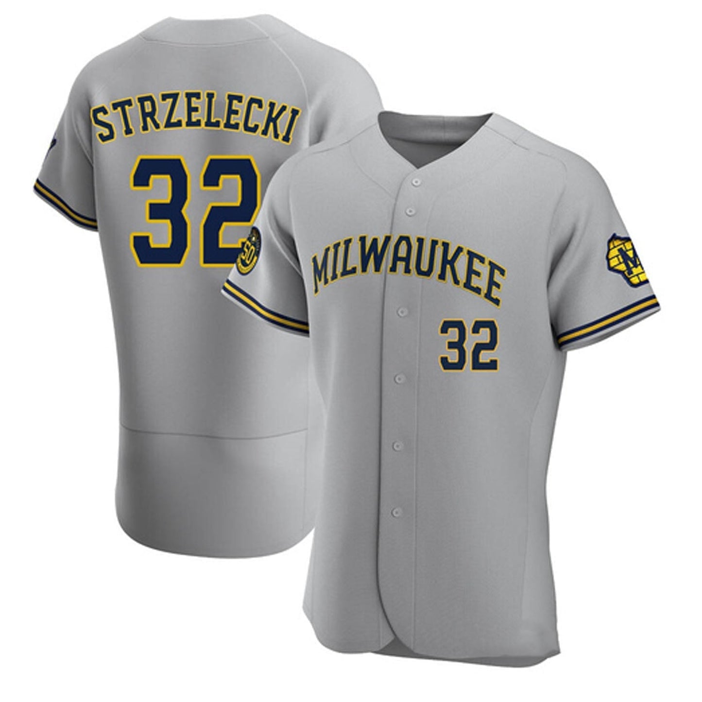 Peter Strzelecki Milwaukee Brewers 32 Jersey