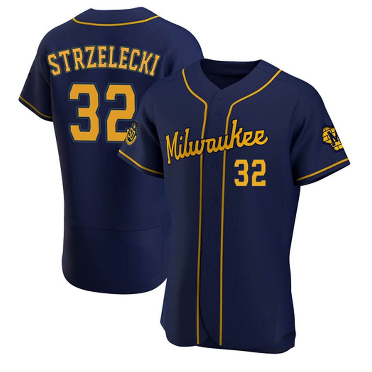 Peter Strzelecki Milwaukee Brewers 32 Jersey
