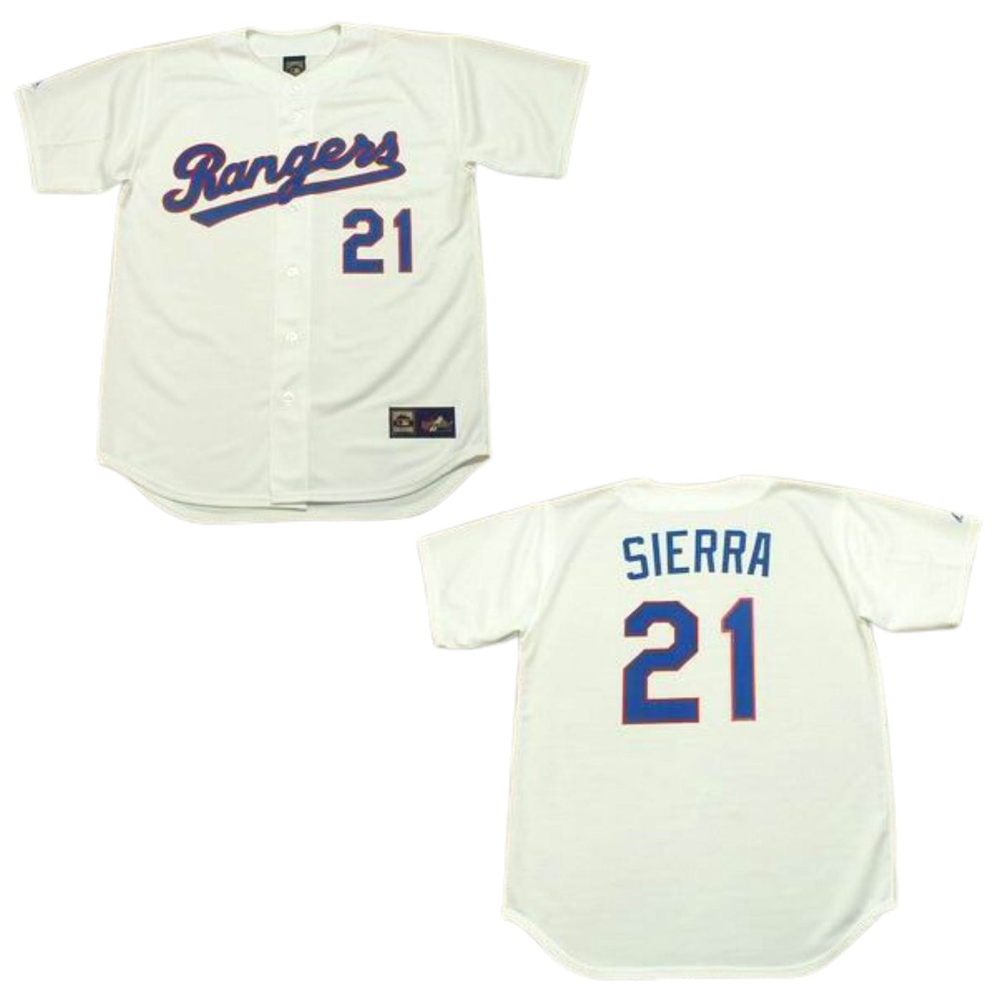 Reuben Sierra Texas Rangers 21 Jersey