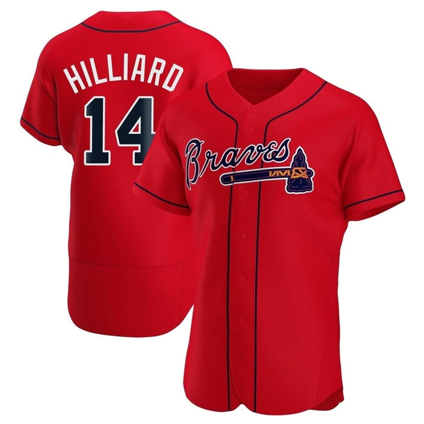 Sam Hilliard Atlanta Braves 14 Jersey