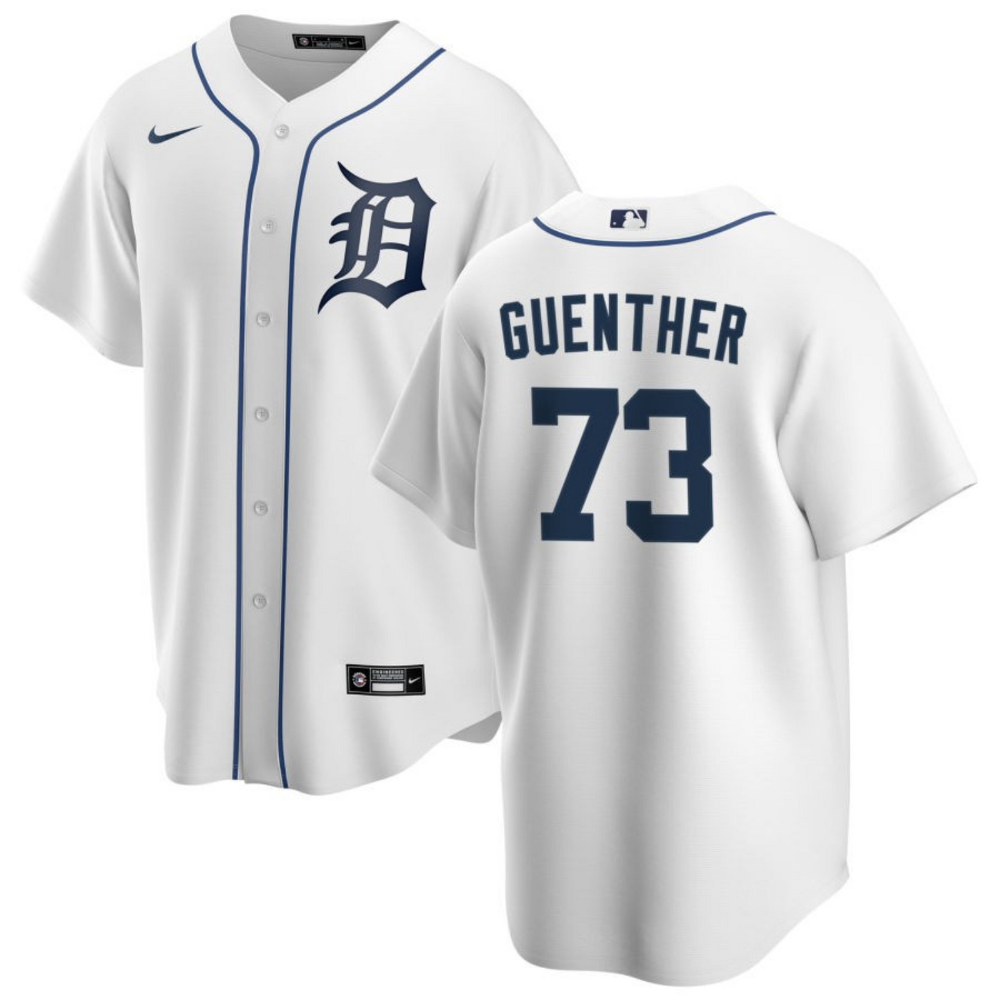 Sean Guenther Detroit Tigers 73 Jersey