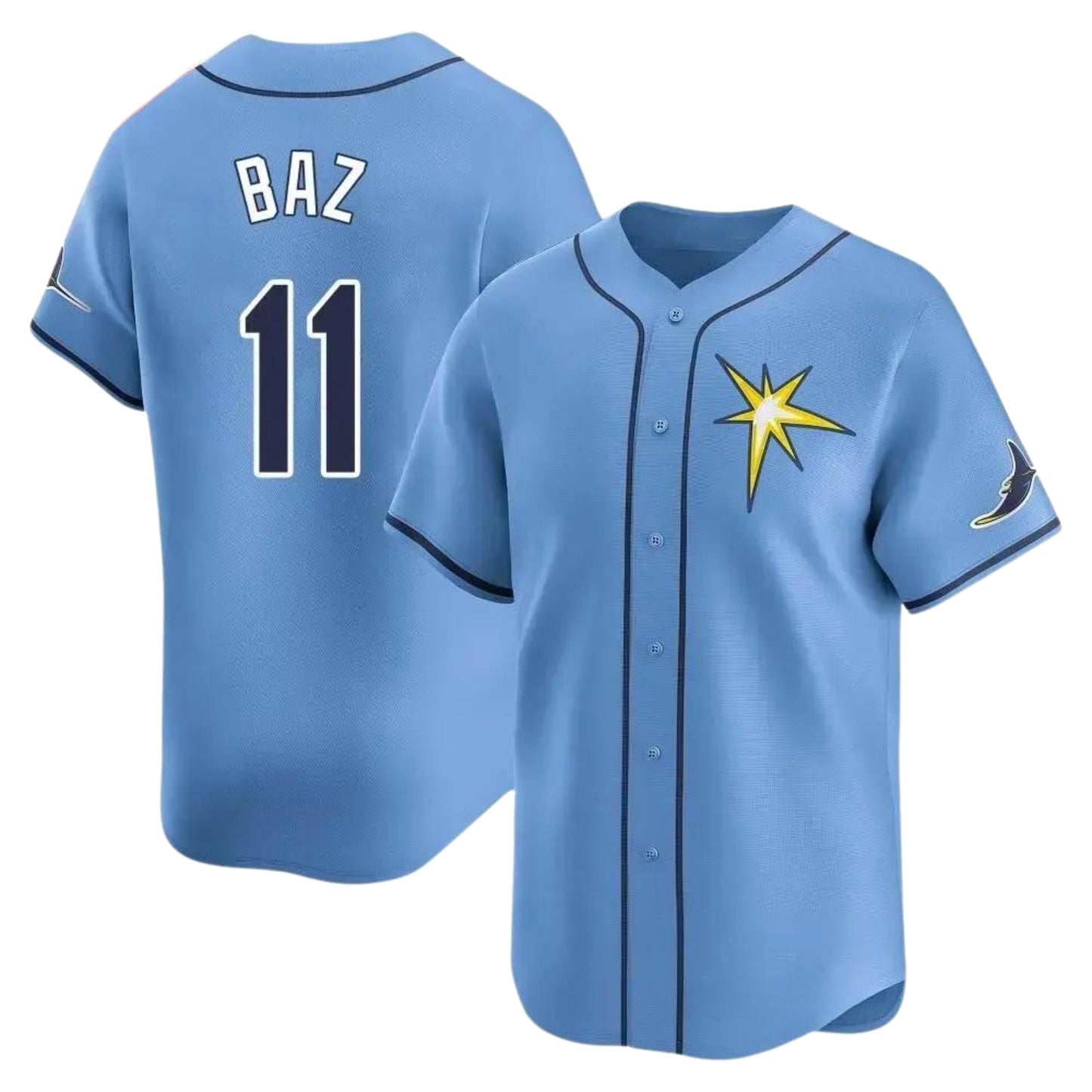 Shane Baz Tampa Bay Rays 11 Jersey