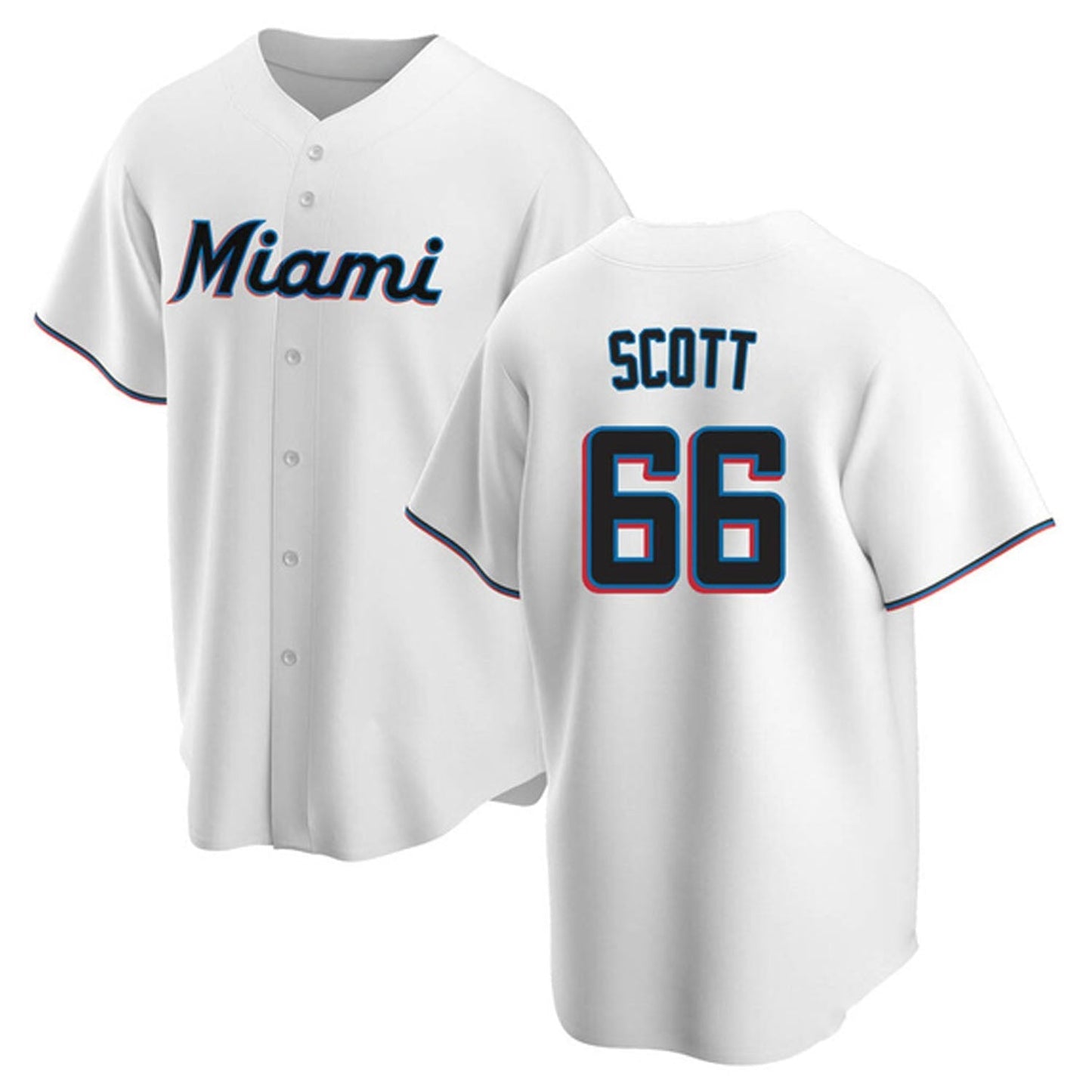 Tanner Scott Miami Marlins 66 Jersey