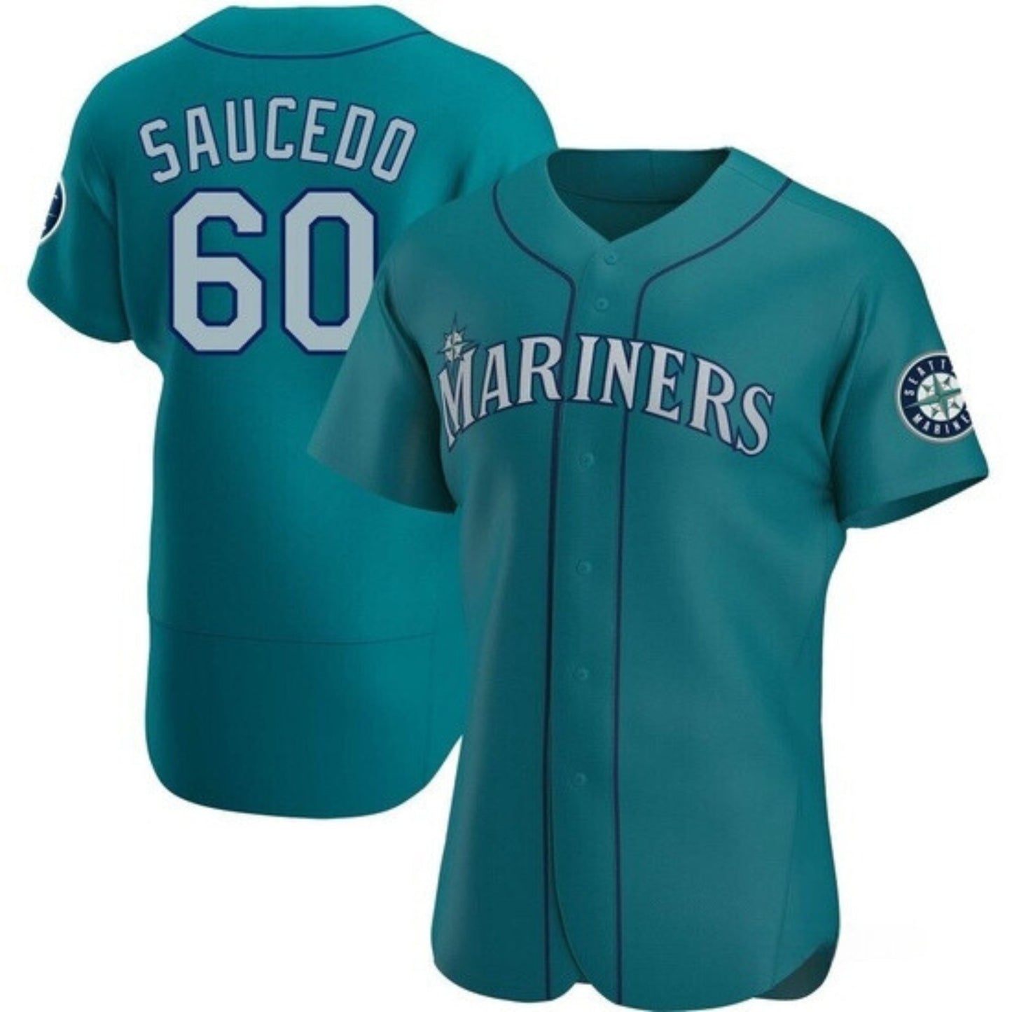 Tayler Saucedo Seattle Mariners 60 Jersey