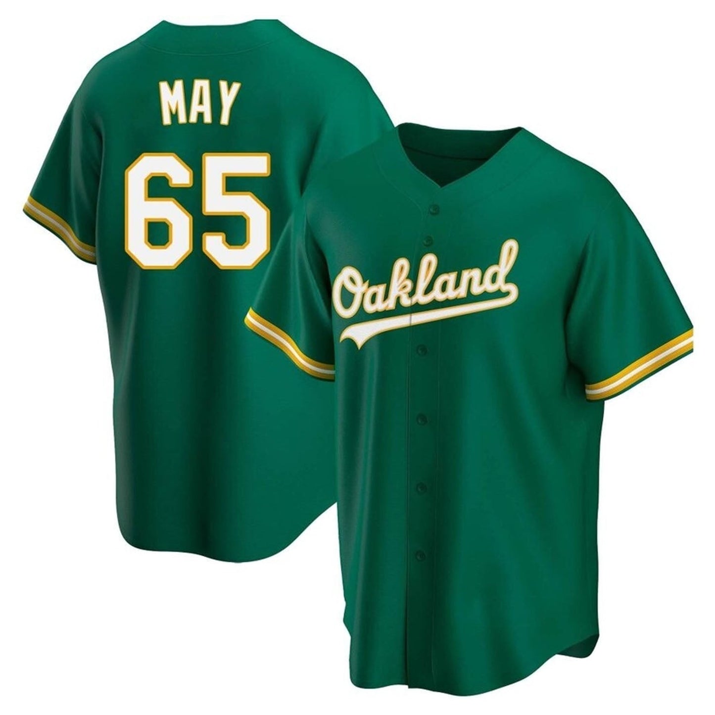 Trevor May Oakland Athletics 65 Jersey