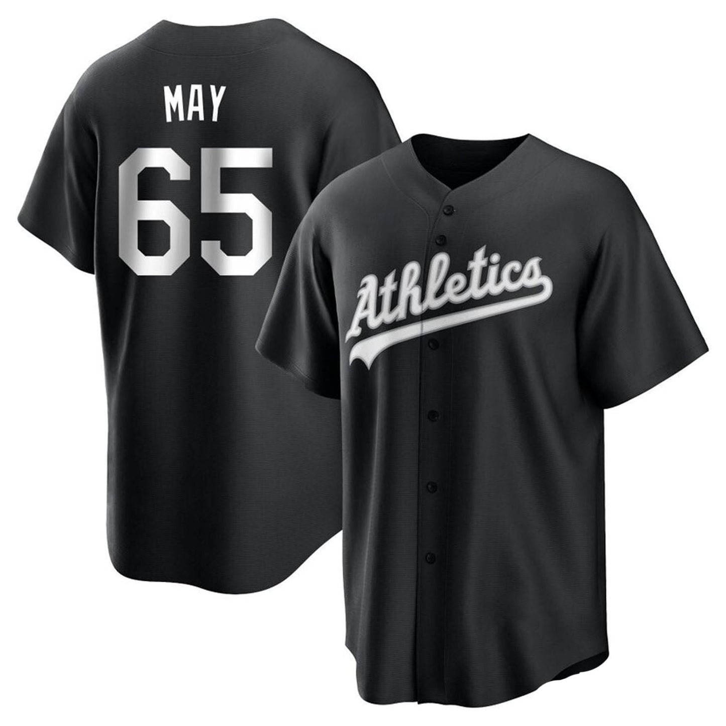 Trevor May Oakland Athletics 65 Jersey